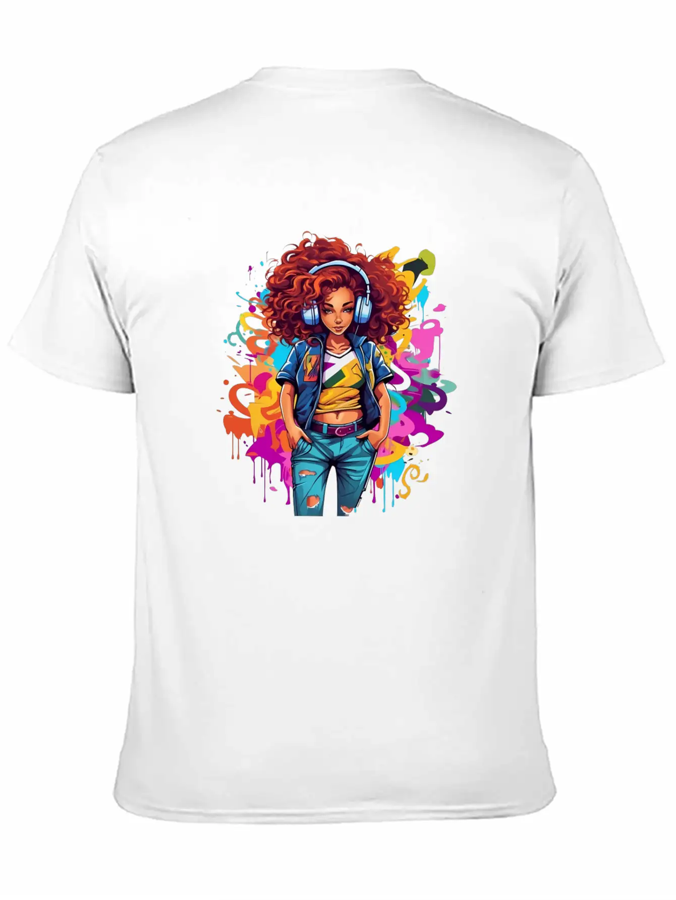 Stylish Girl Simple Everyday Graphic Tee – Lightweight Summer Wear