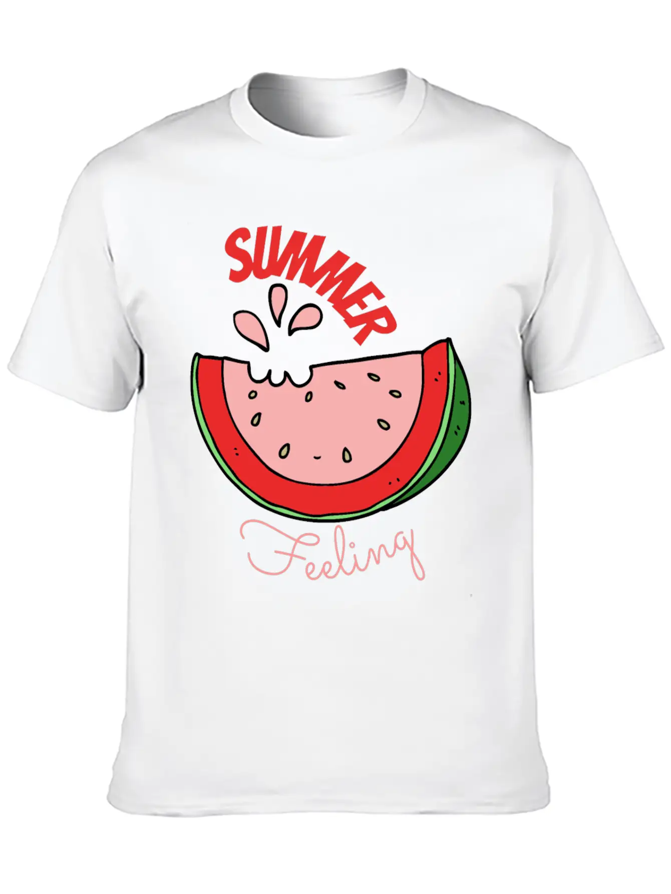 Summer Feeling Sun Fresh Melon Vacation Stylish Everyday T-Shirt – Unisex Basic Cotton Tee