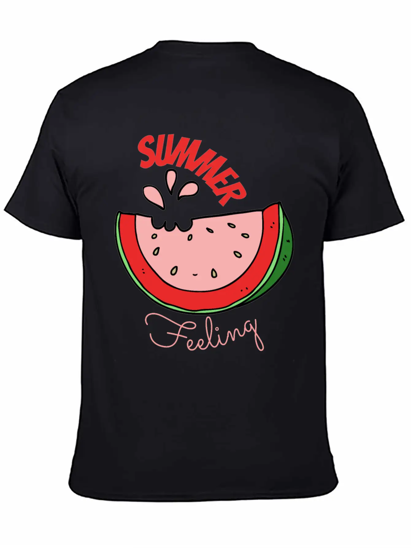 Summer Feeling Sun Fresh Melon Vacation Stylish Everyday T-Shirt – Unisex Basic Cotton Tee