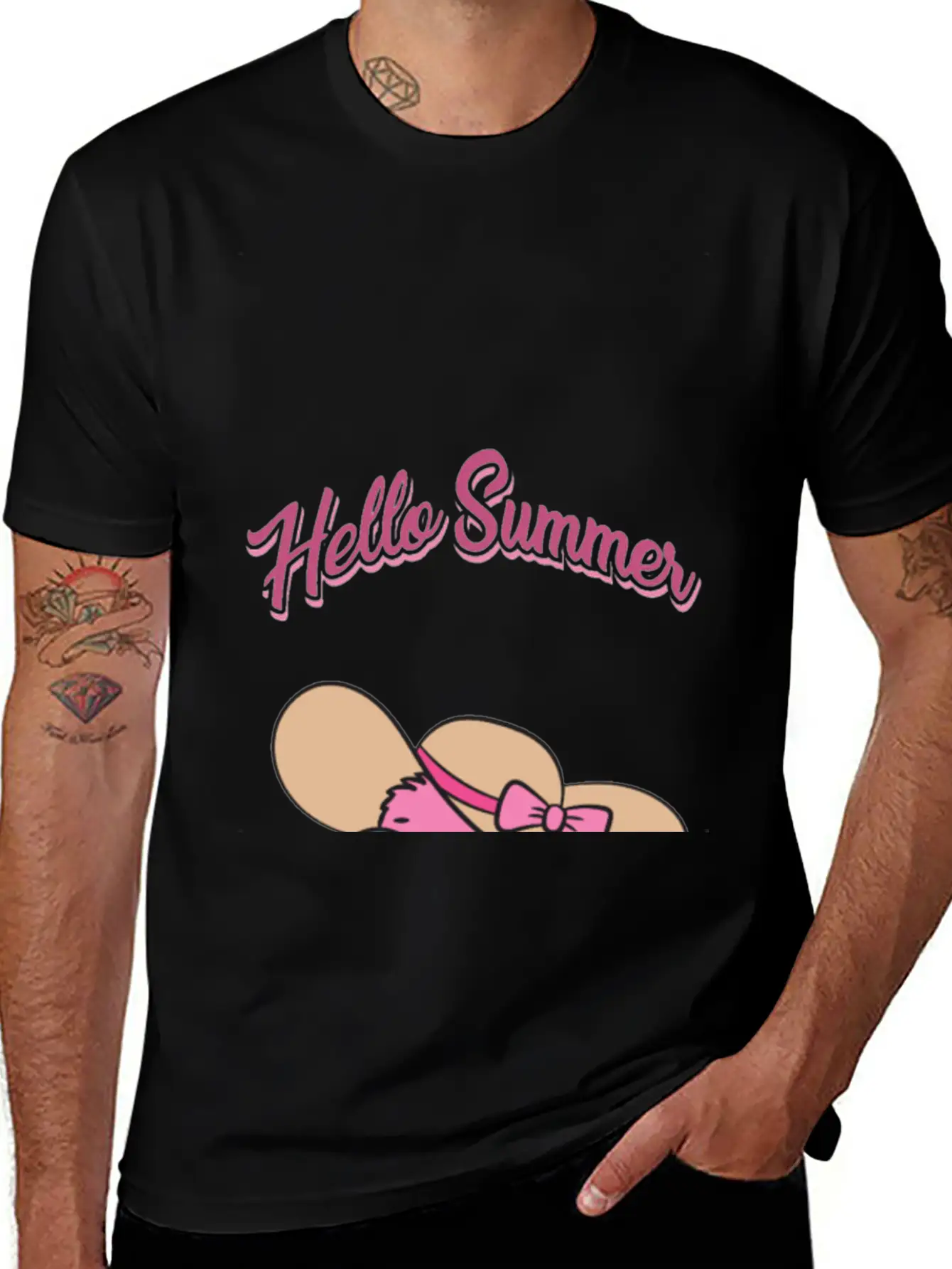 Summer Time Flamingo Casual Graphic T-Shirt – Simple And Comfortable Daily Wear