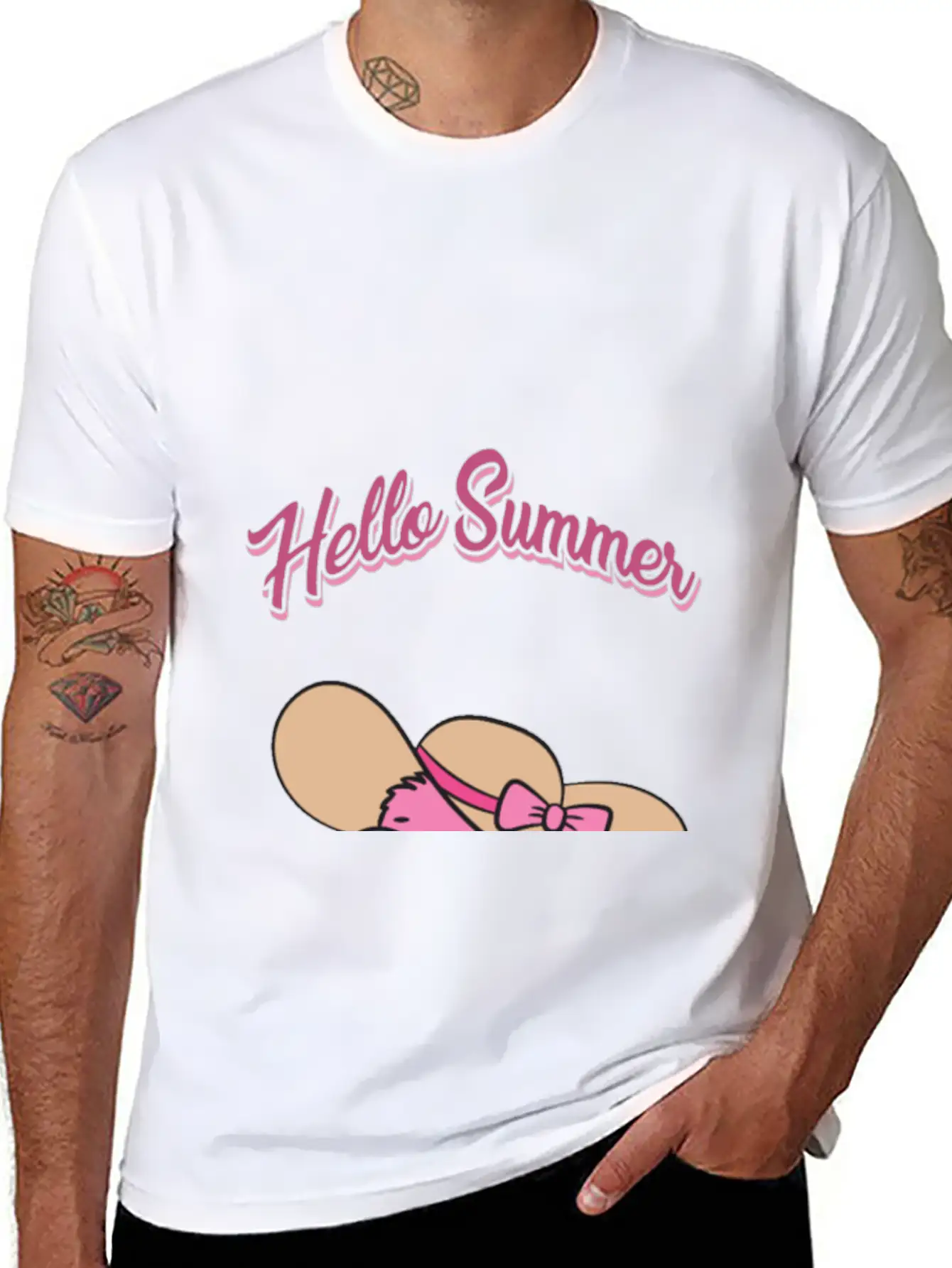 Summer Time Flamingo Casual Graphic T-Shirt – Simple And Comfortable Daily Wear