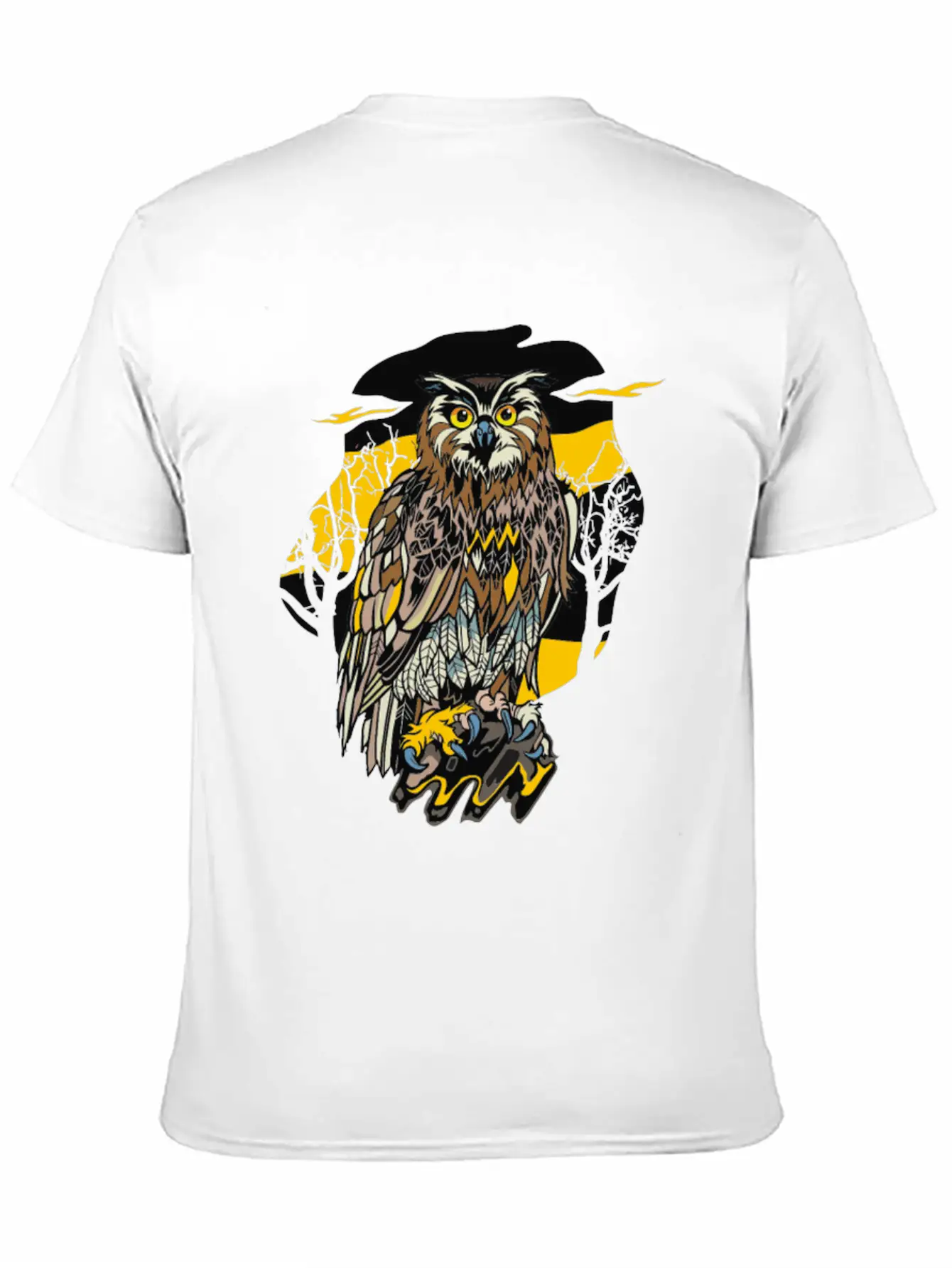 Sundown Owl Stylish Everyday T-Shirt – Unisex Basic Cotton Tee