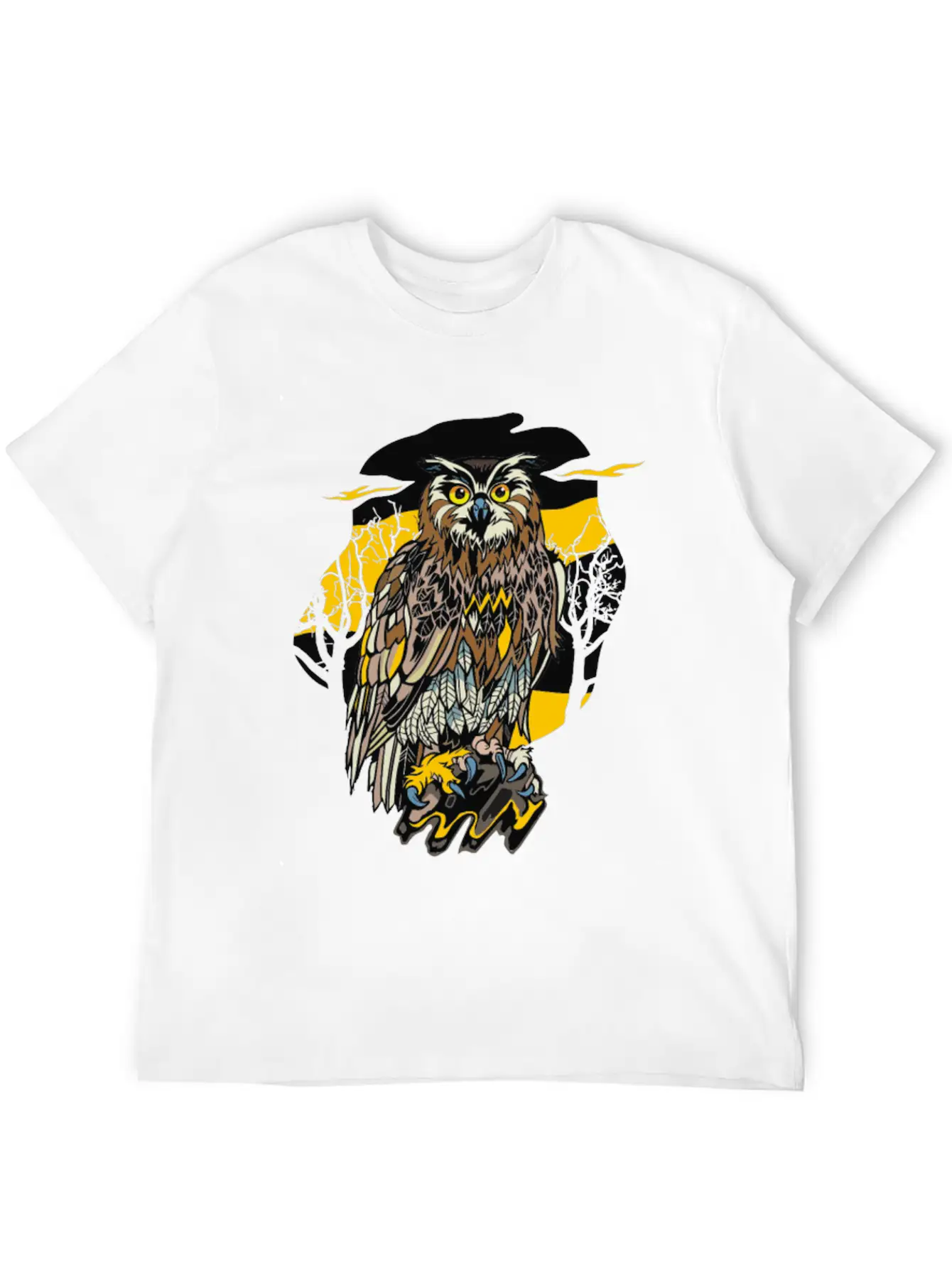 Sundown Owl Stylish Everyday T-Shirt – Unisex Basic Cotton Tee