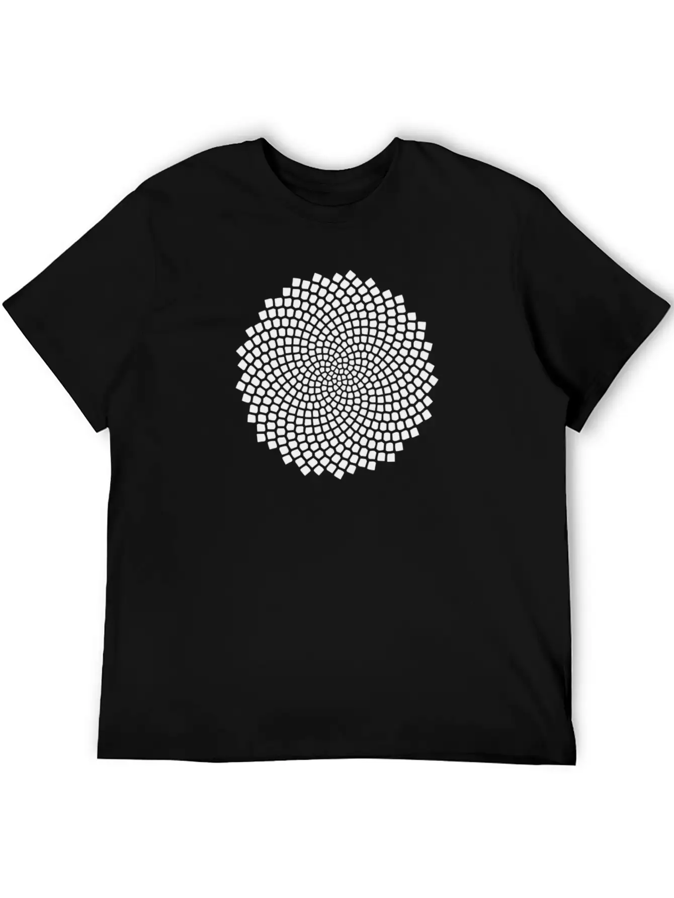 Sunflower, Seed, Fibonacci, Spiral, Golden Ratio, Basic Graphic T-Shirt – Daily Comfort In Soft Cotton