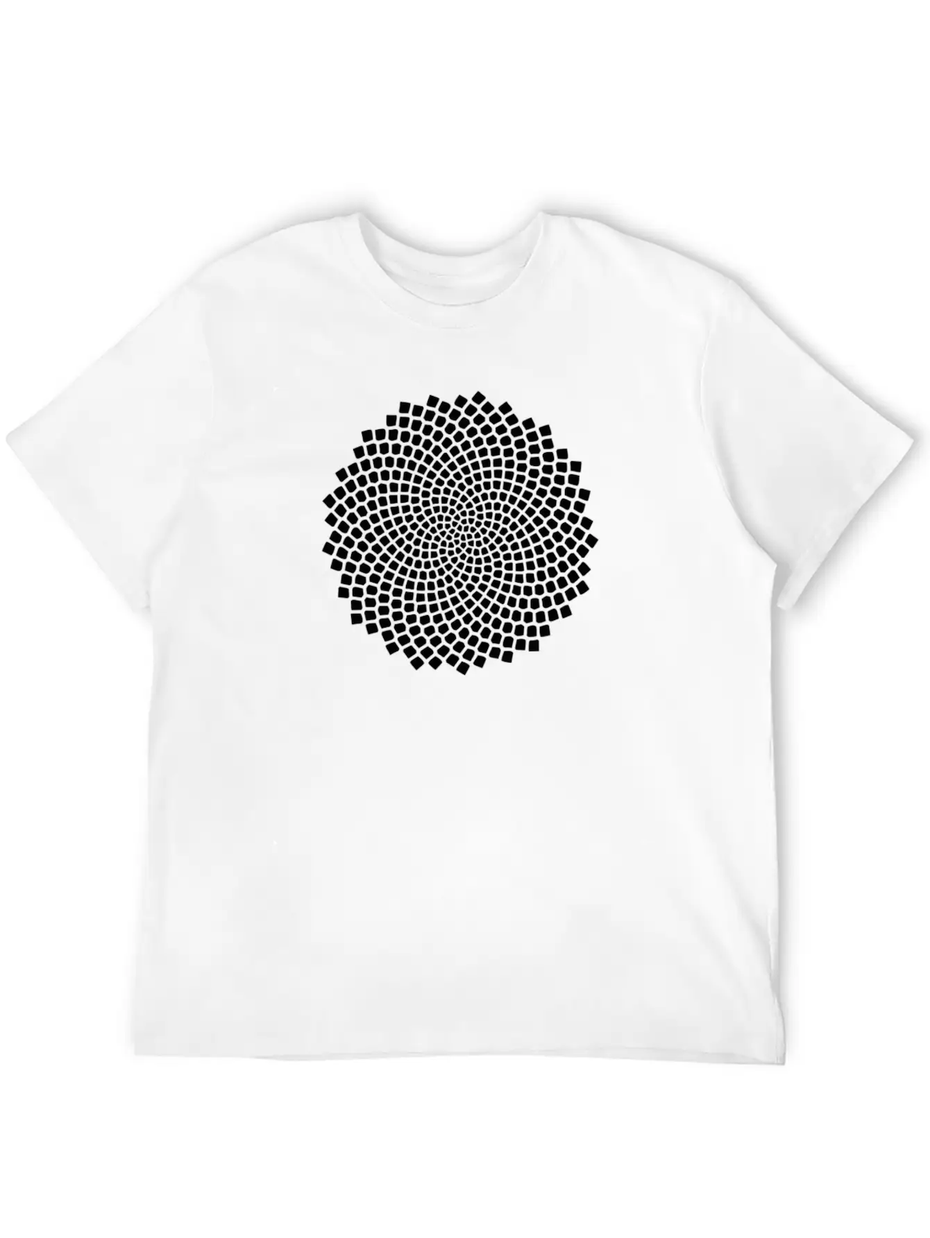 Sunflower, Seed, Fibonacci, Spiral, Golden Ratio, Basic Graphic T-Shirt – Daily Comfort In Soft Cotton