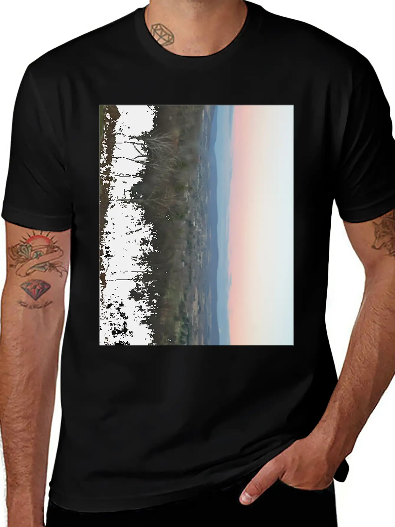 Sunrise In Hazleton Lightweight Cotton T-Shirt – Daily Comfort Graphic Shirt