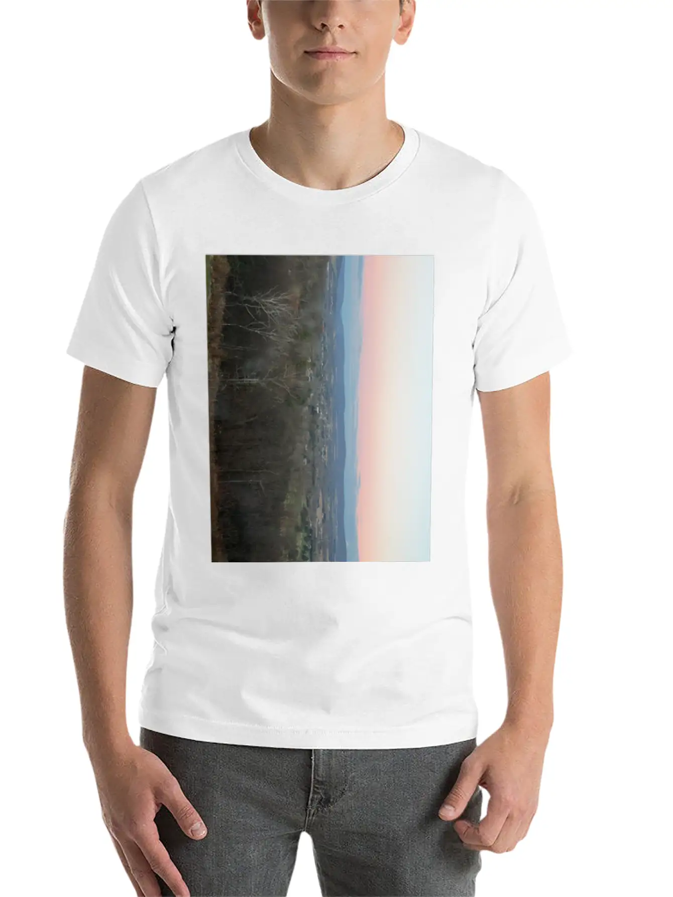Sunrise In Hazleton Lightweight Cotton T-Shirt – Daily Comfort Graphic Shirt