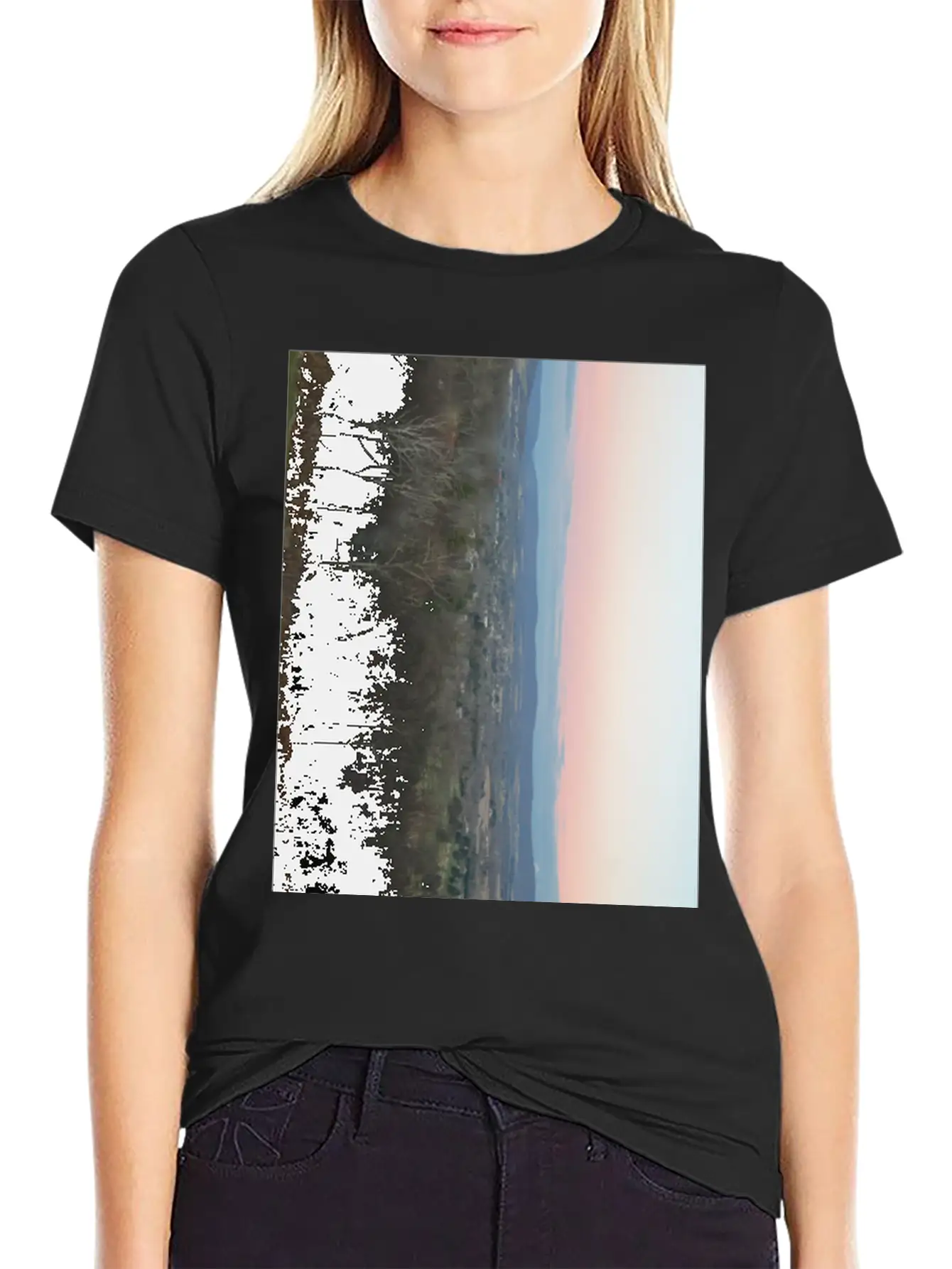 Sunrise In Hazleton Lightweight Cotton T-Shirt – Daily Comfort Graphic Shirt