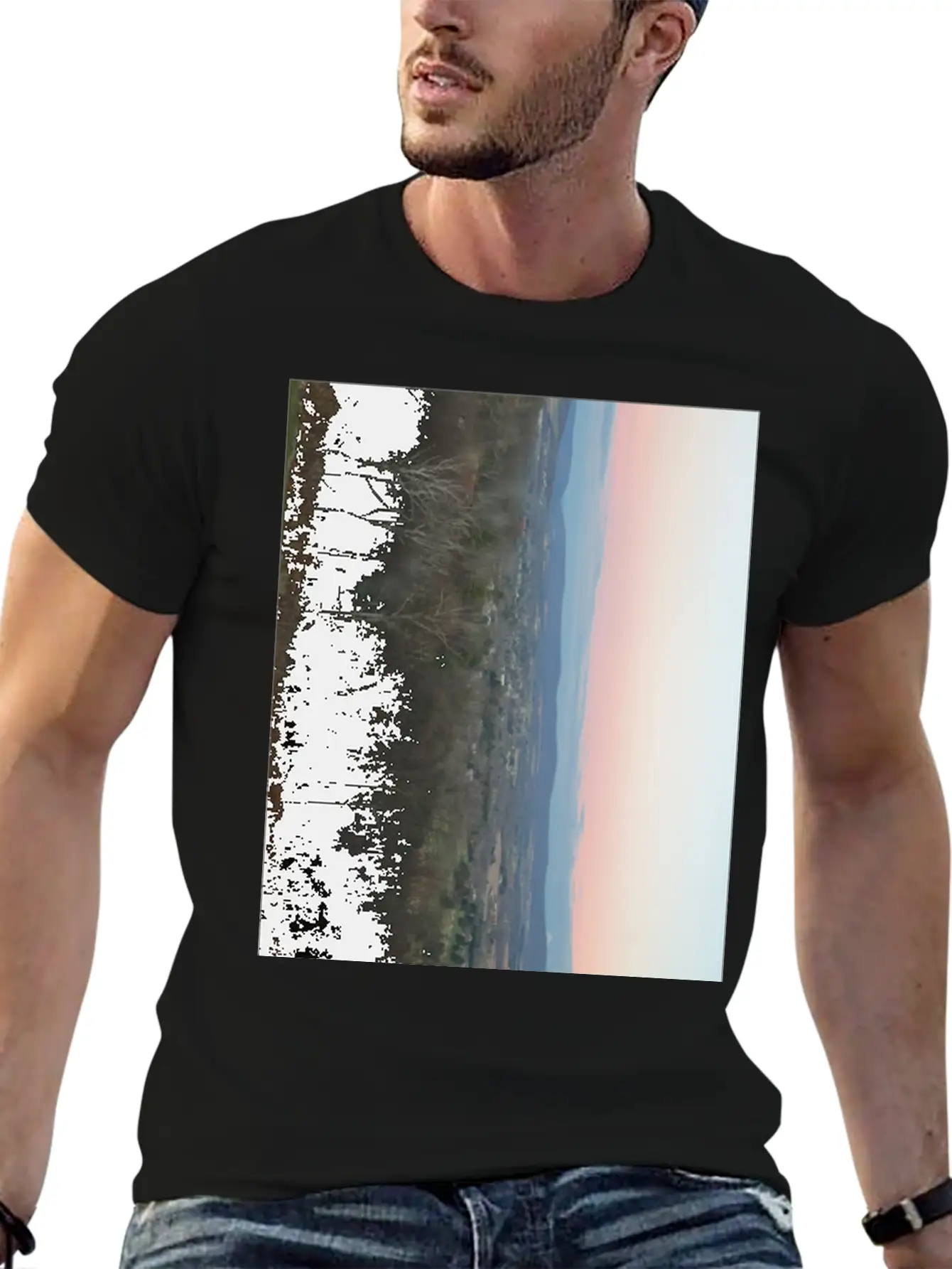 Sunrise In Hazleton Lightweight Cotton T-Shirt – Daily Comfort Graphic Shirt