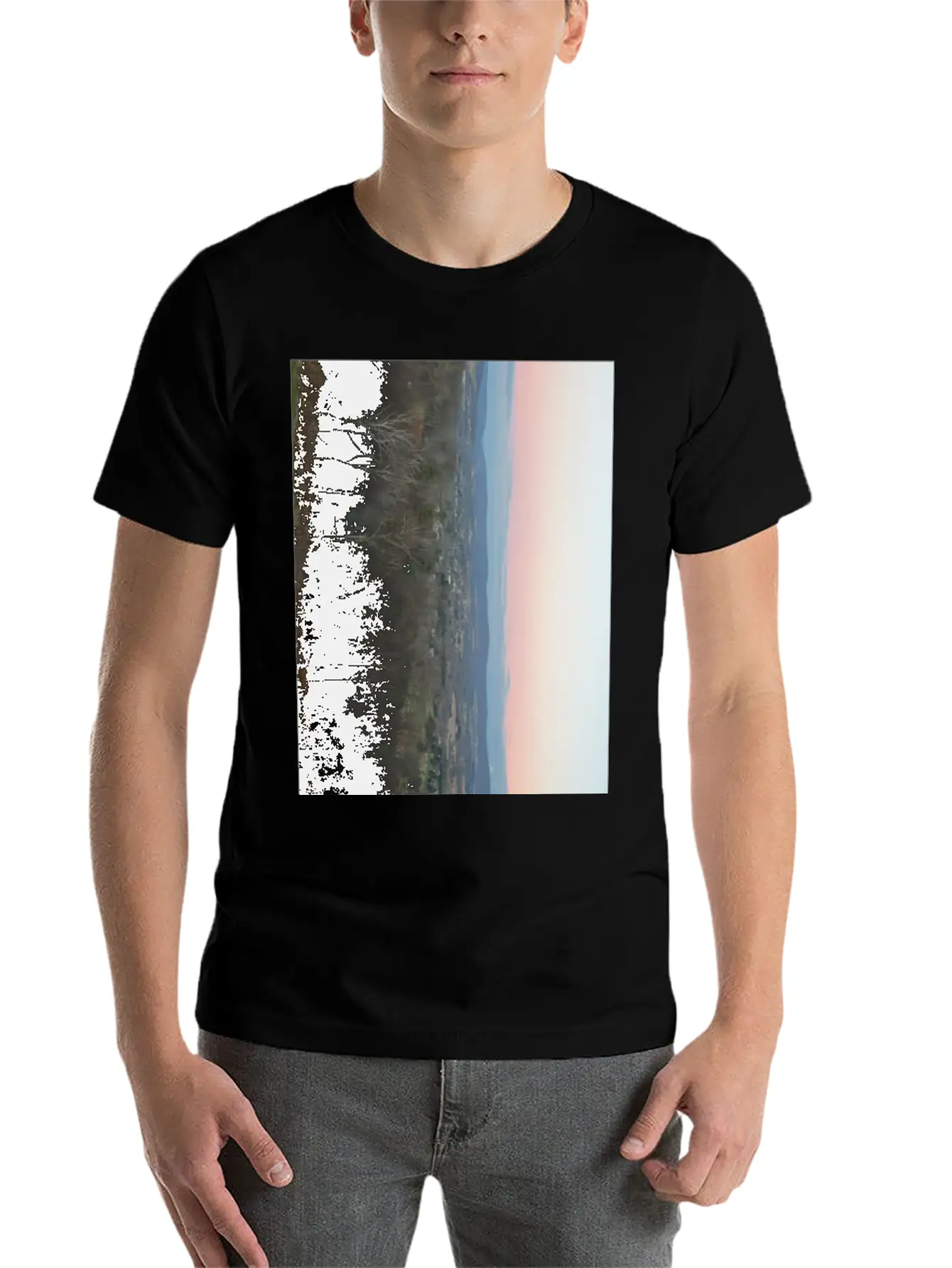 Sunrise In Hazleton Lightweight Cotton T-Shirt – Daily Comfort Graphic Shirt