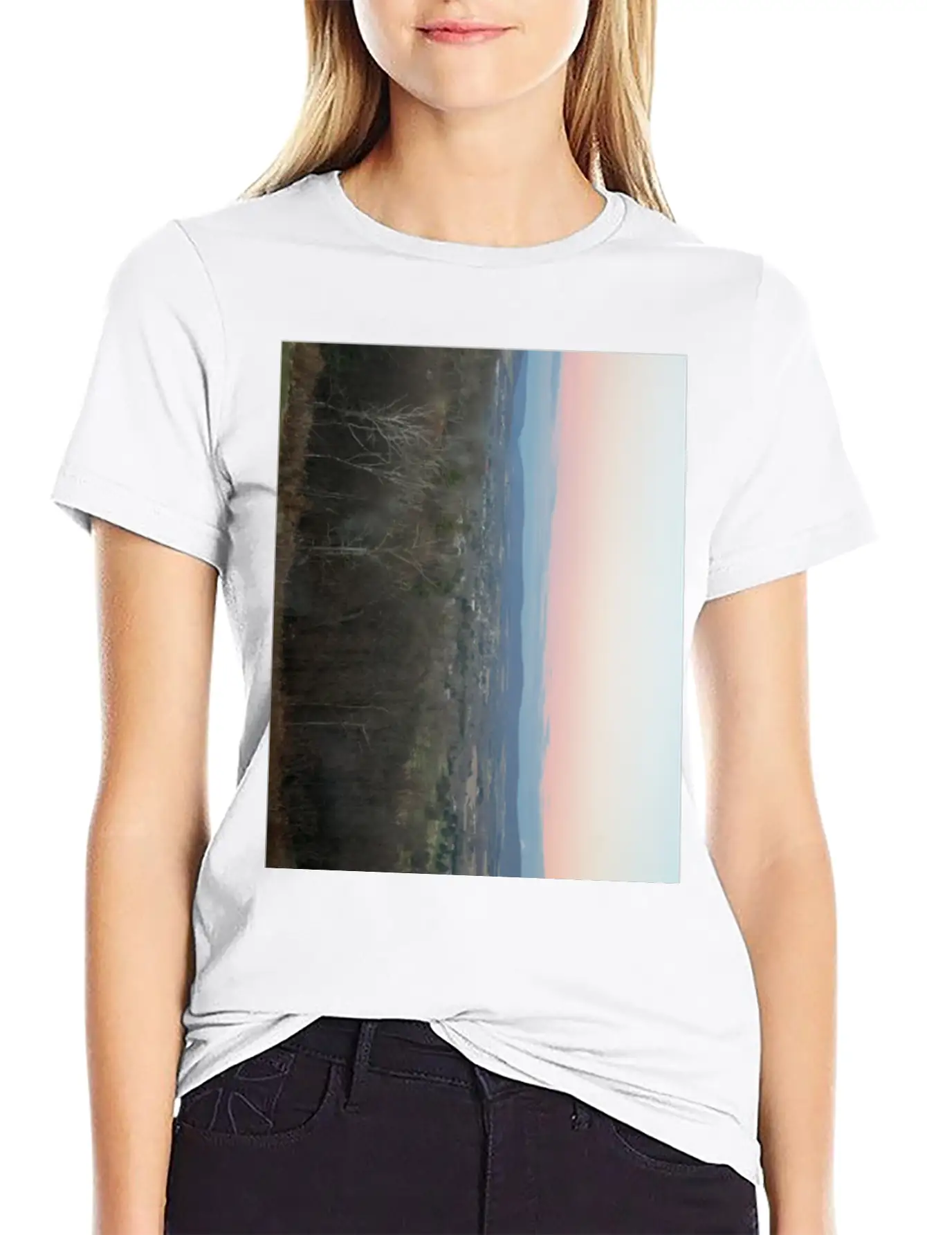 Sunrise In Hazleton Lightweight Cotton T-Shirt – Daily Comfort Graphic Shirt