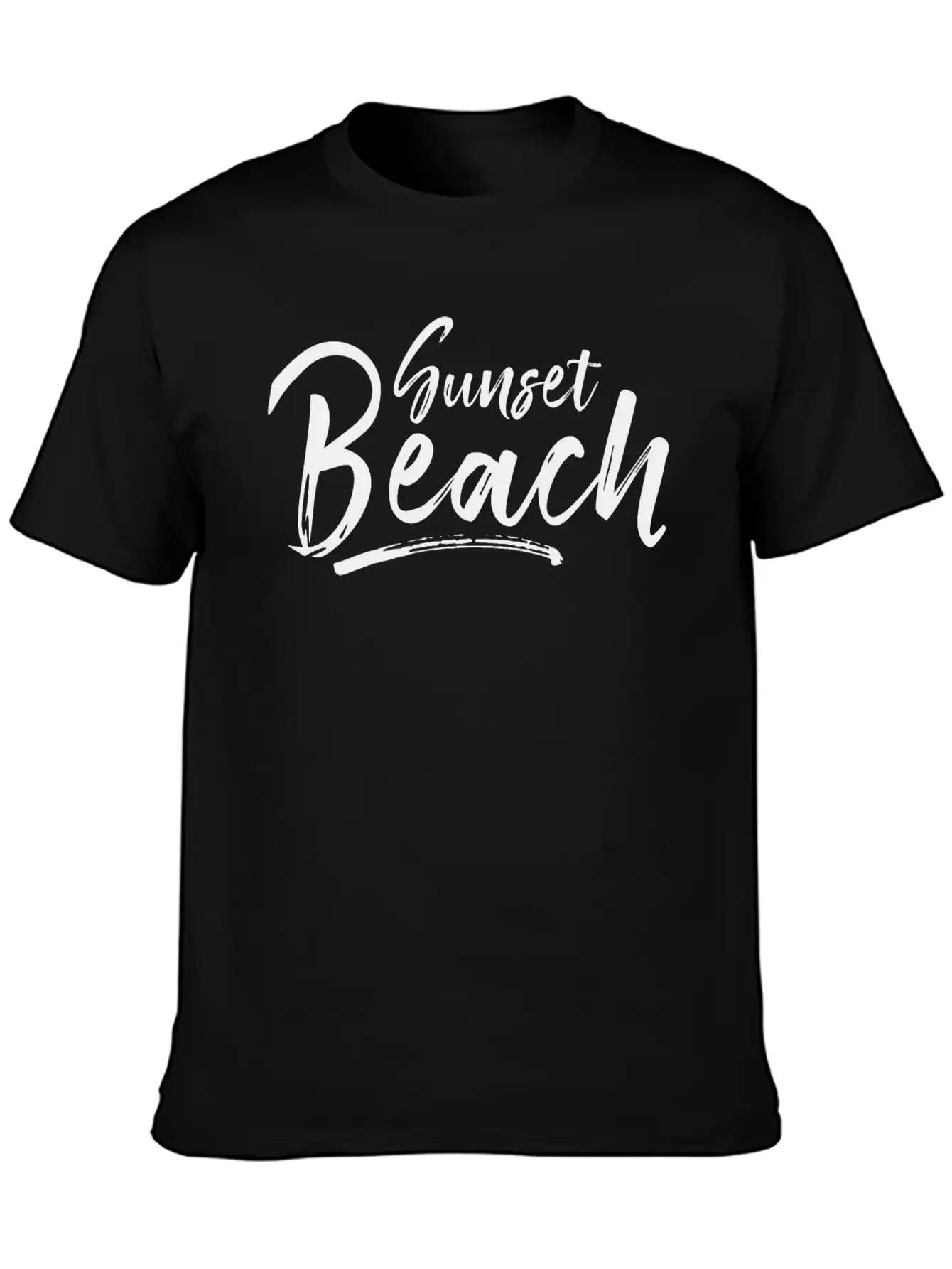 Sunset Beach Stylish Everyday T-Shirt – Unisex Basic Cotton Tee