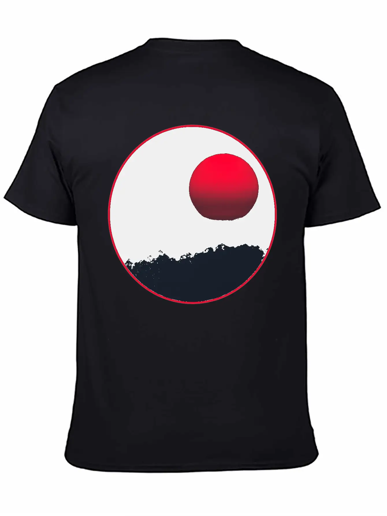 Sunset Classic Crew Neck Graphic Tee – Everyday Minimal Look