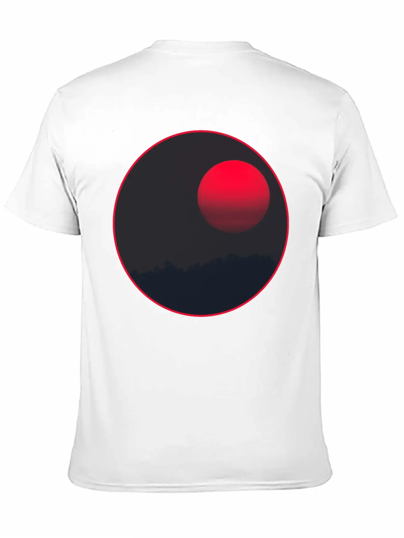 Sunset Classic Crew Neck Graphic Tee – Everyday Minimal Look