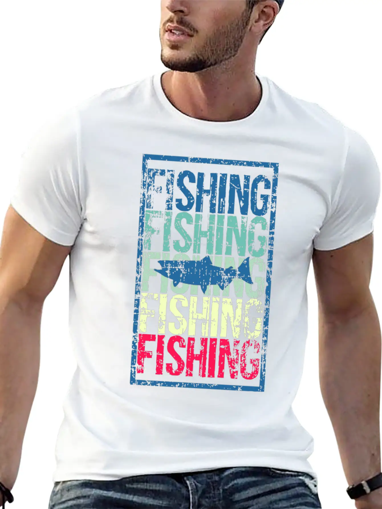 Sunset Fishing Gift Stylish Everyday T-Shirt – Unisex Basic Cotton Tee