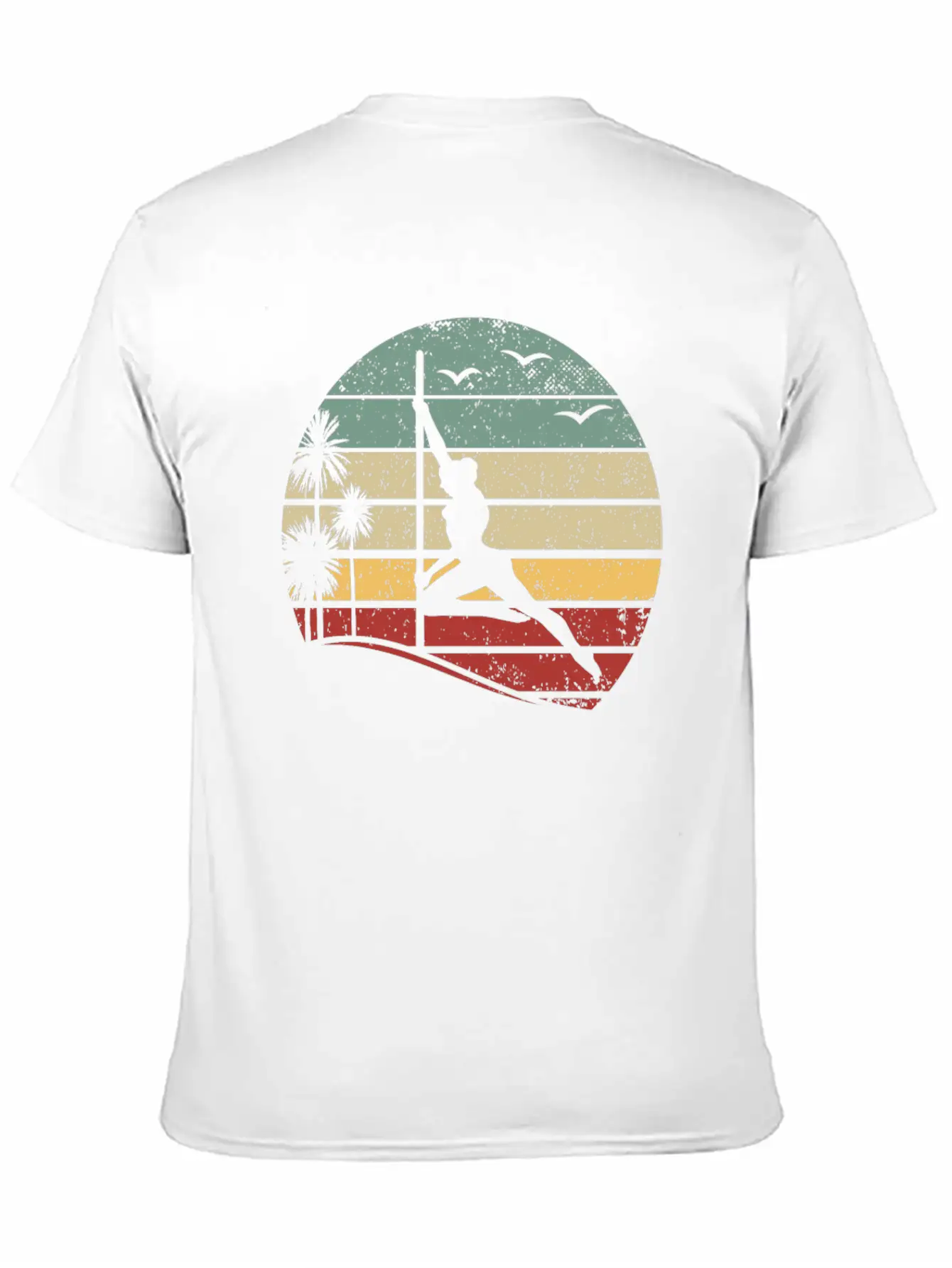 Sunset Pole Dance Pole Dancing Retro Pole Dance Stylish Everyday T-Shirt – Unisex Basic Cotton Tee
