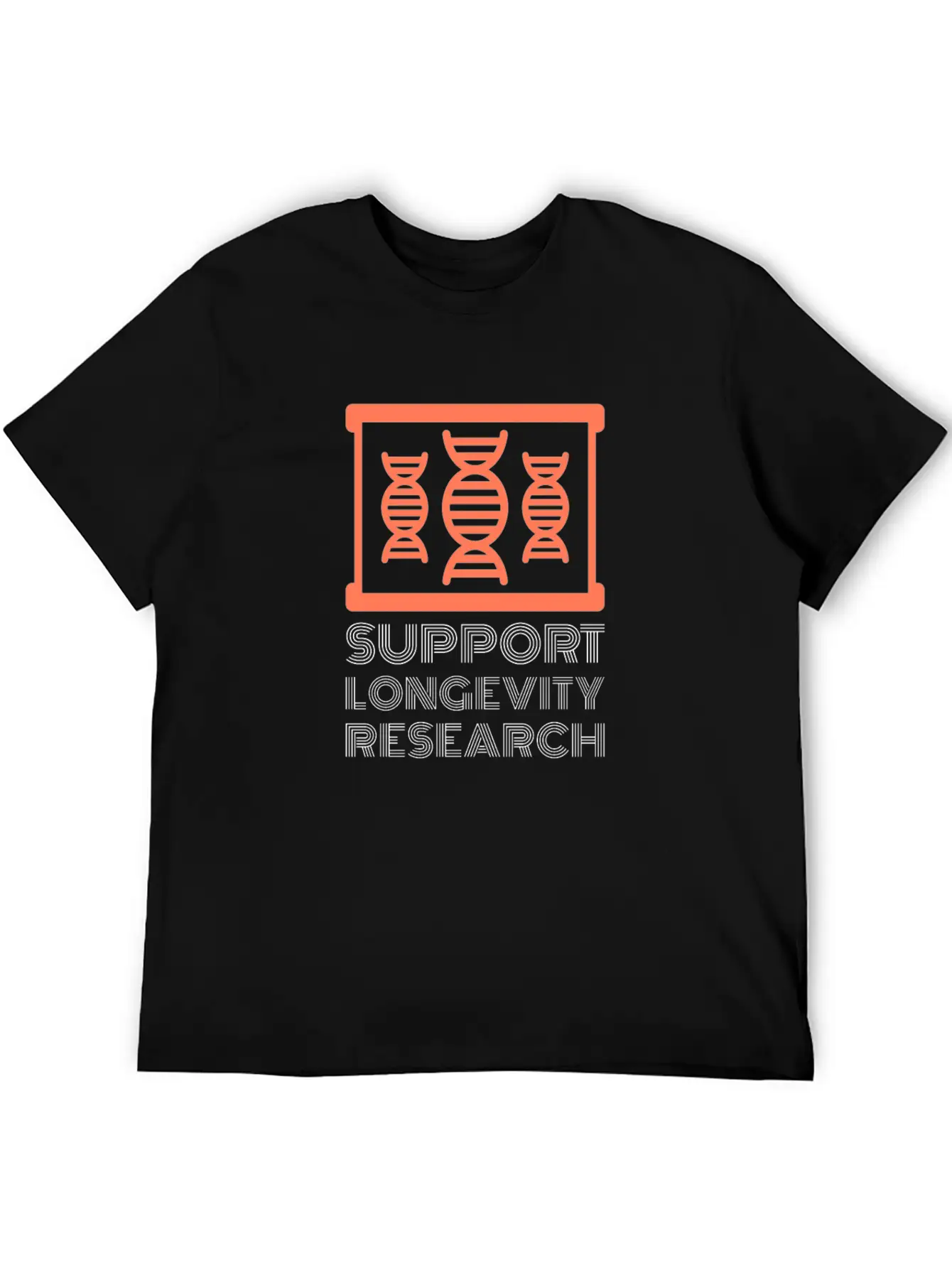 Support Longevity Research Classic Cotton Tee – Unisex Comfort For Any Season