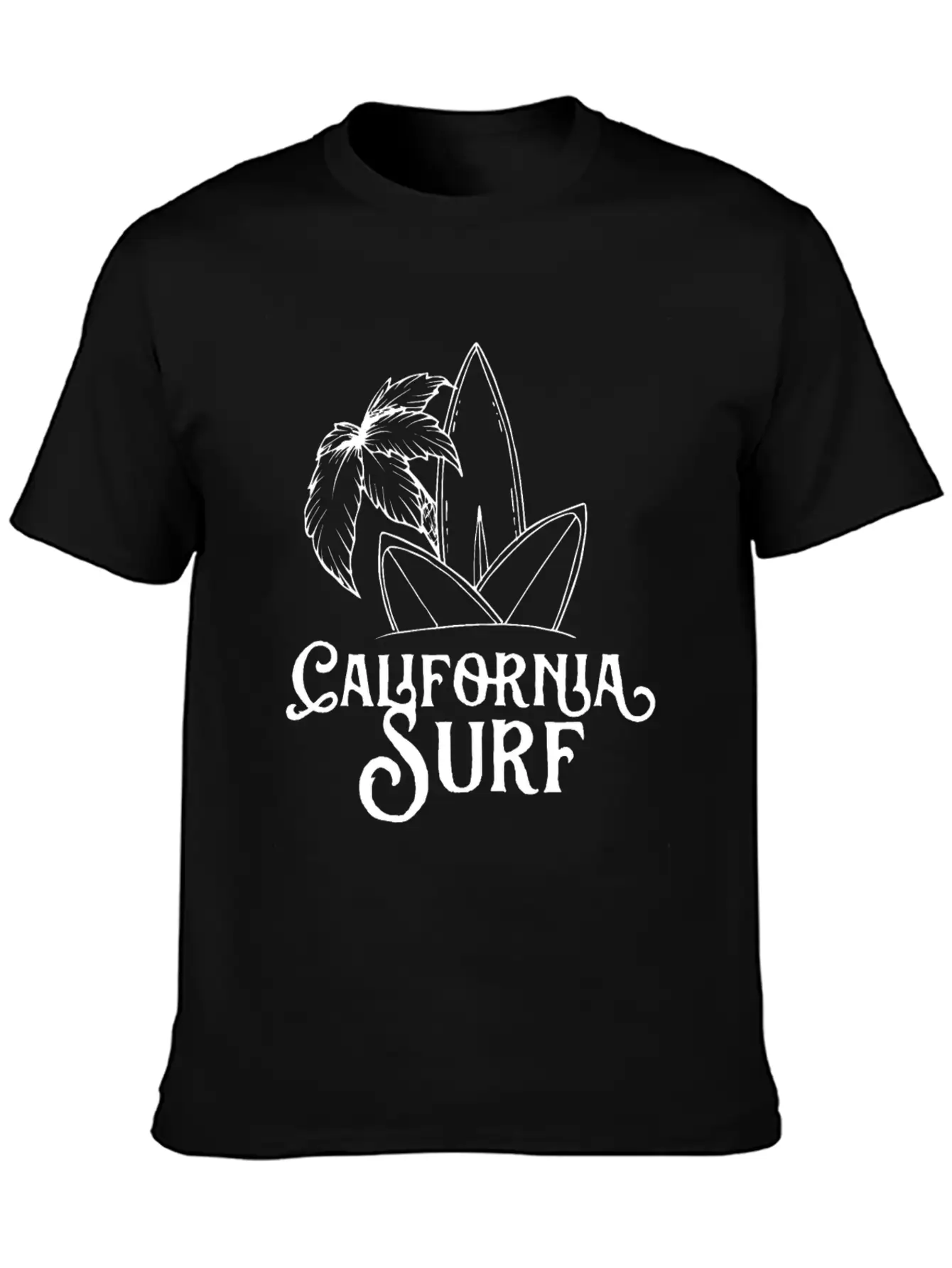 Surf Surfing Hobby Sport Simple Everyday Graphic Tee – Lightweight Summer Wear