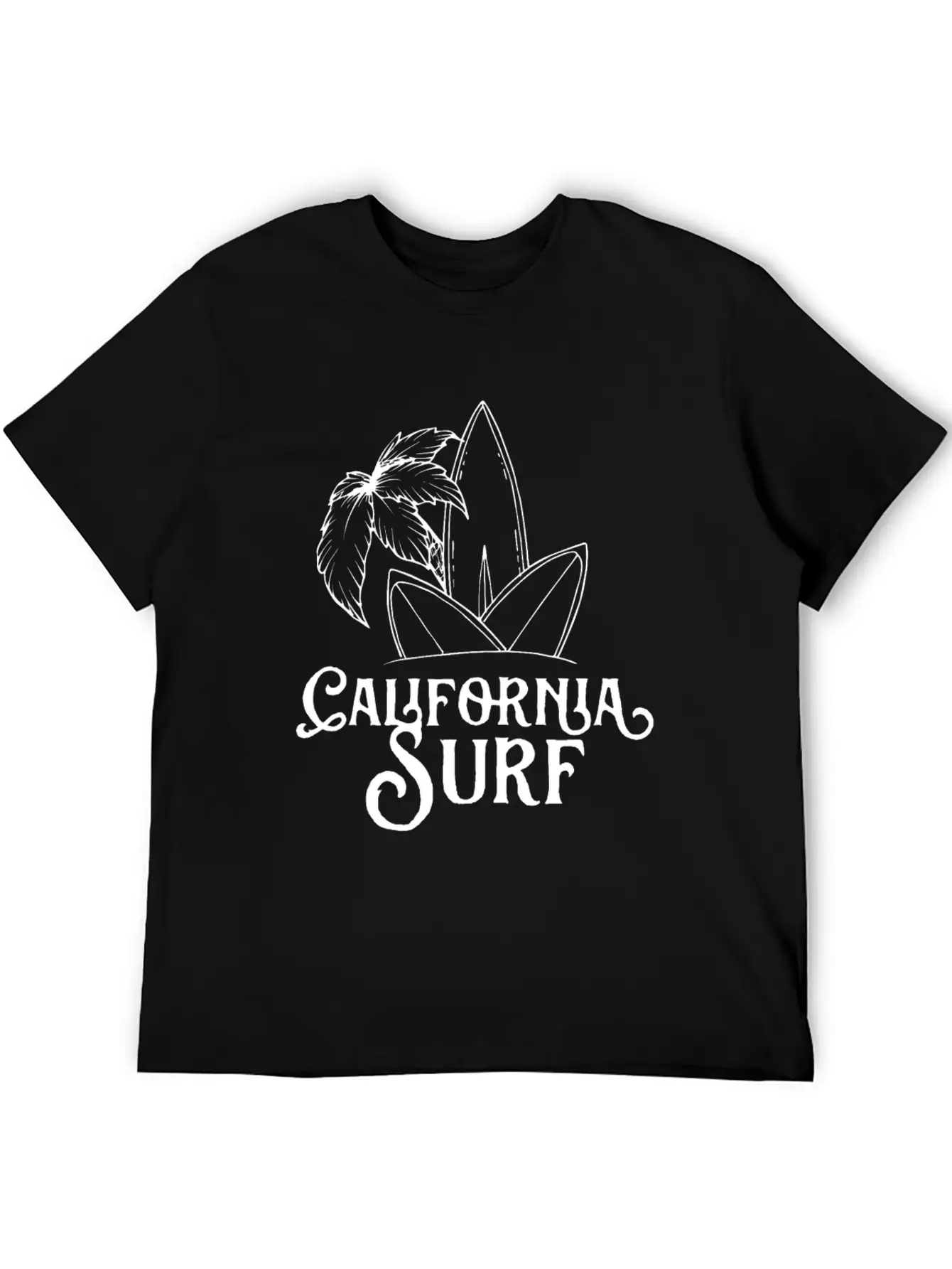 Surf Surfing Hobby Sport Simple Everyday Graphic Tee – Lightweight Summer Wear