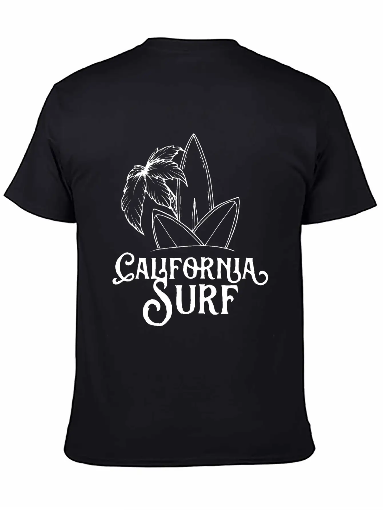 Surf Surfing Hobby Sport Simple Everyday Graphic Tee – Lightweight Summer Wear