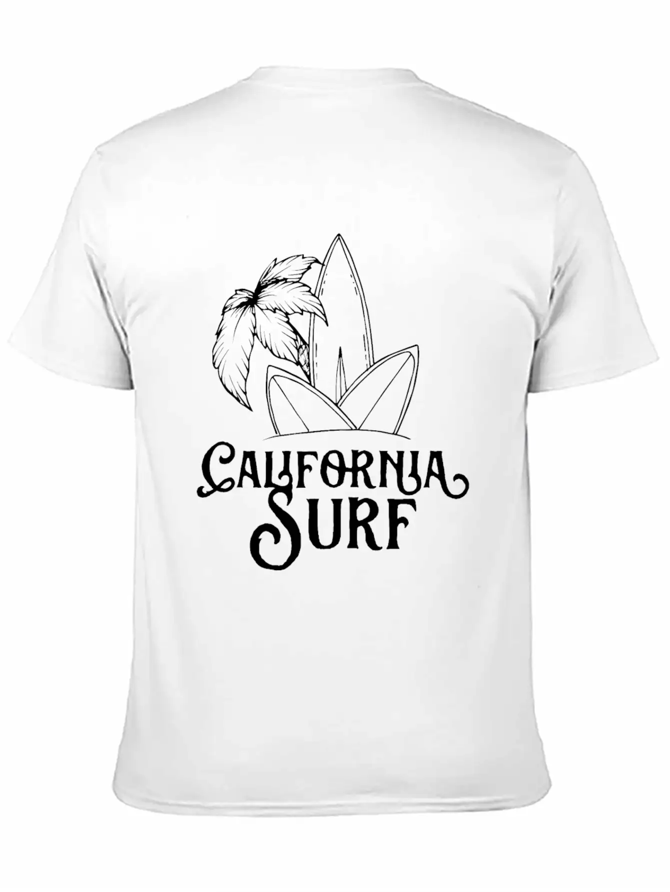 Surf Surfing Hobby Sport Simple Everyday Graphic Tee – Lightweight Summer Wear