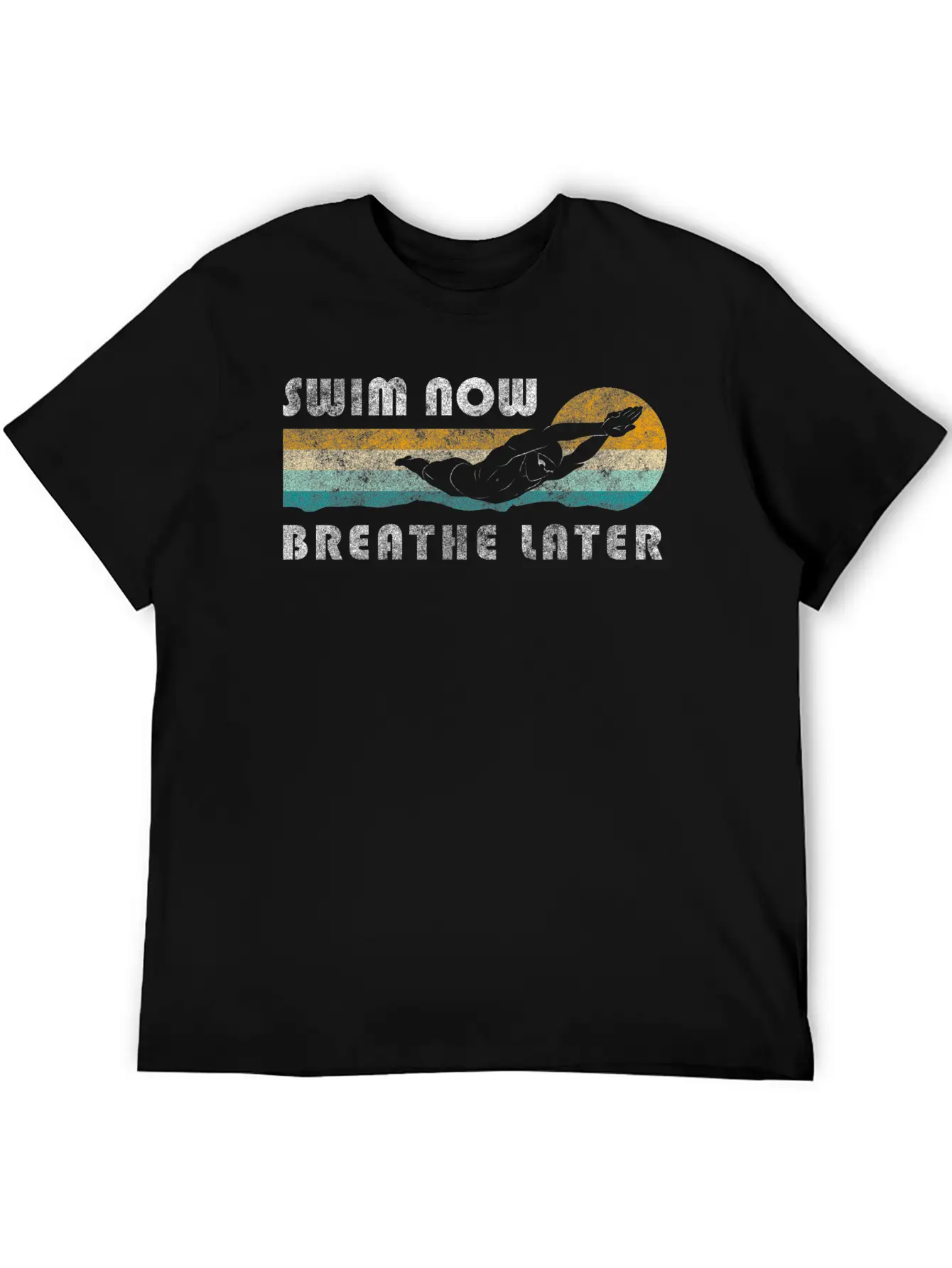 Swimmer Water Athlete Swimming Sport Stylish Everyday T-Shirt – Unisex Basic Cotton Tee
