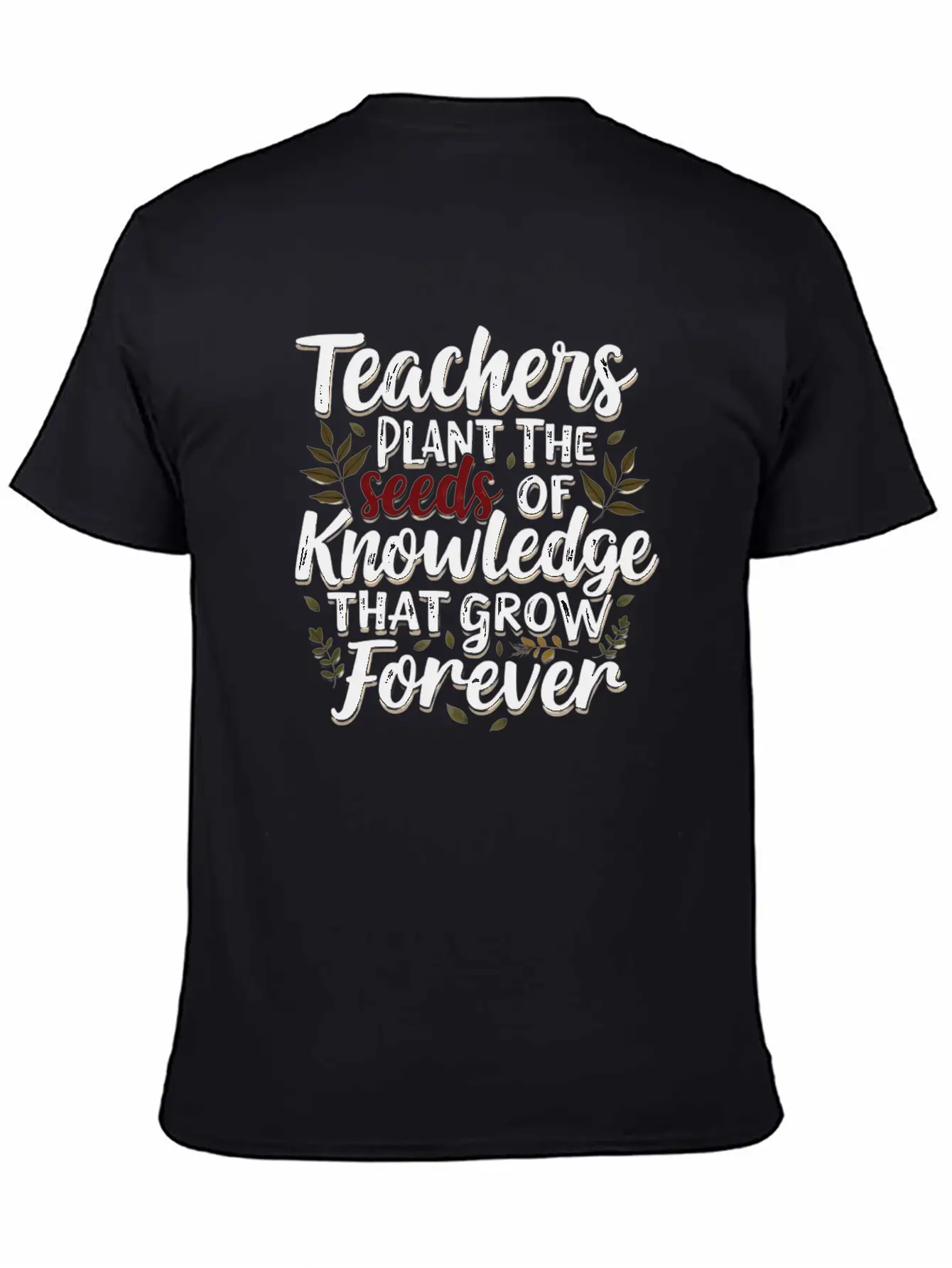 Teacher Seeds Of Knowledge Stylish Everyday T-Shirt – Unisex Basic Cotton Tee