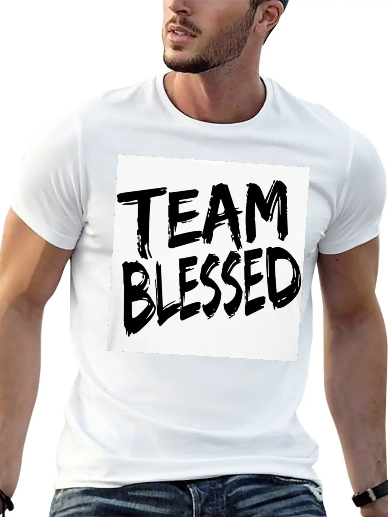 Team Blessed Tees Stylish Everyday T-Shirt – Unisex Basic Cotton Tee