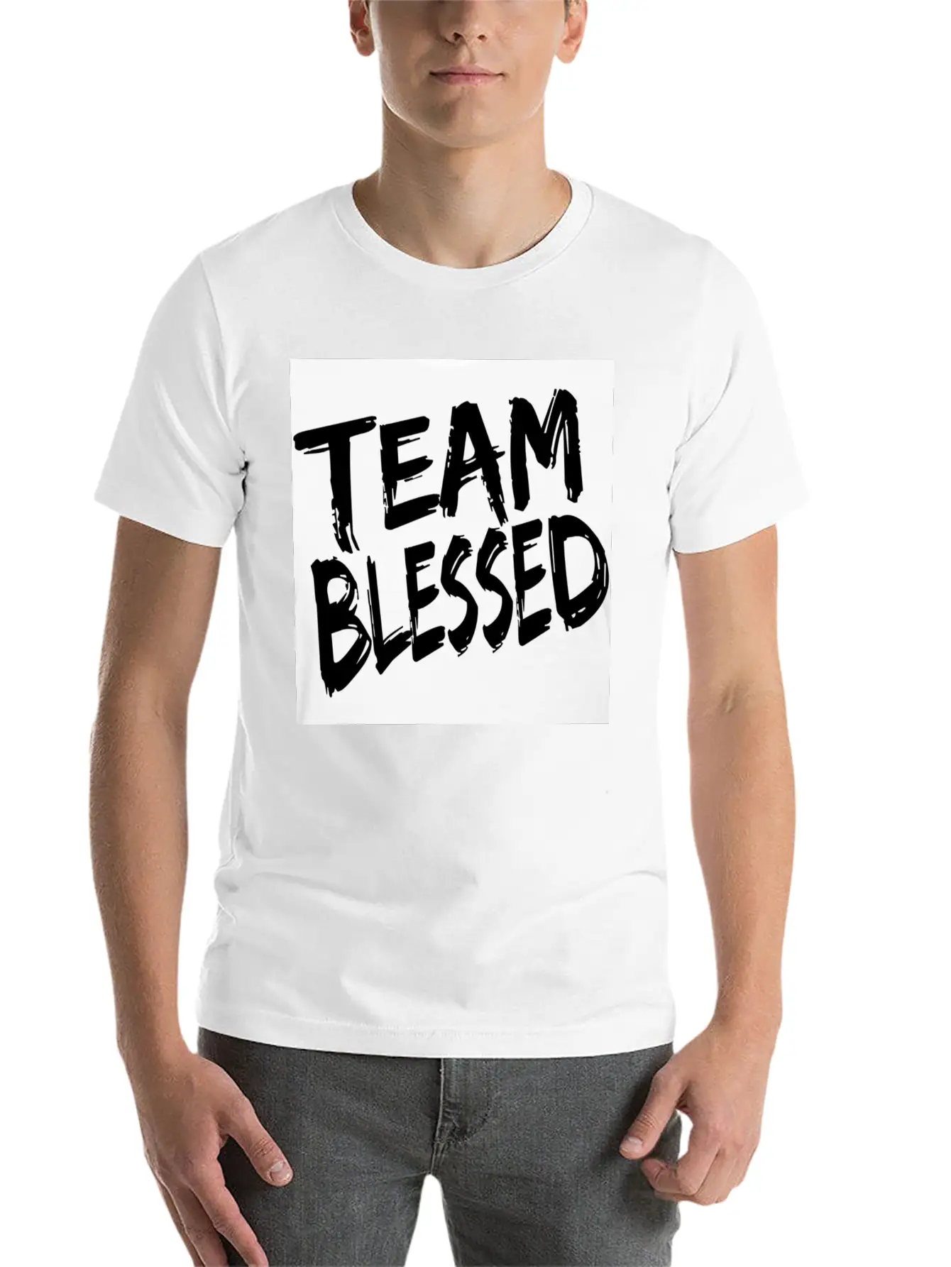 Team Blessed Tees Stylish Everyday T-Shirt – Unisex Basic Cotton Tee