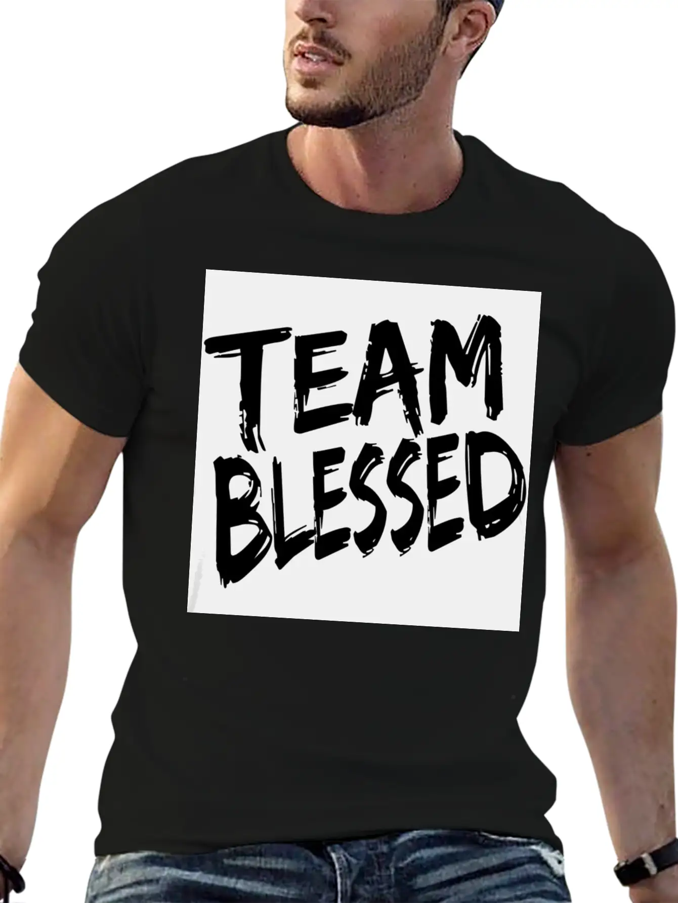 Team Blessed Tees Stylish Everyday T-Shirt – Unisex Basic Cotton Tee