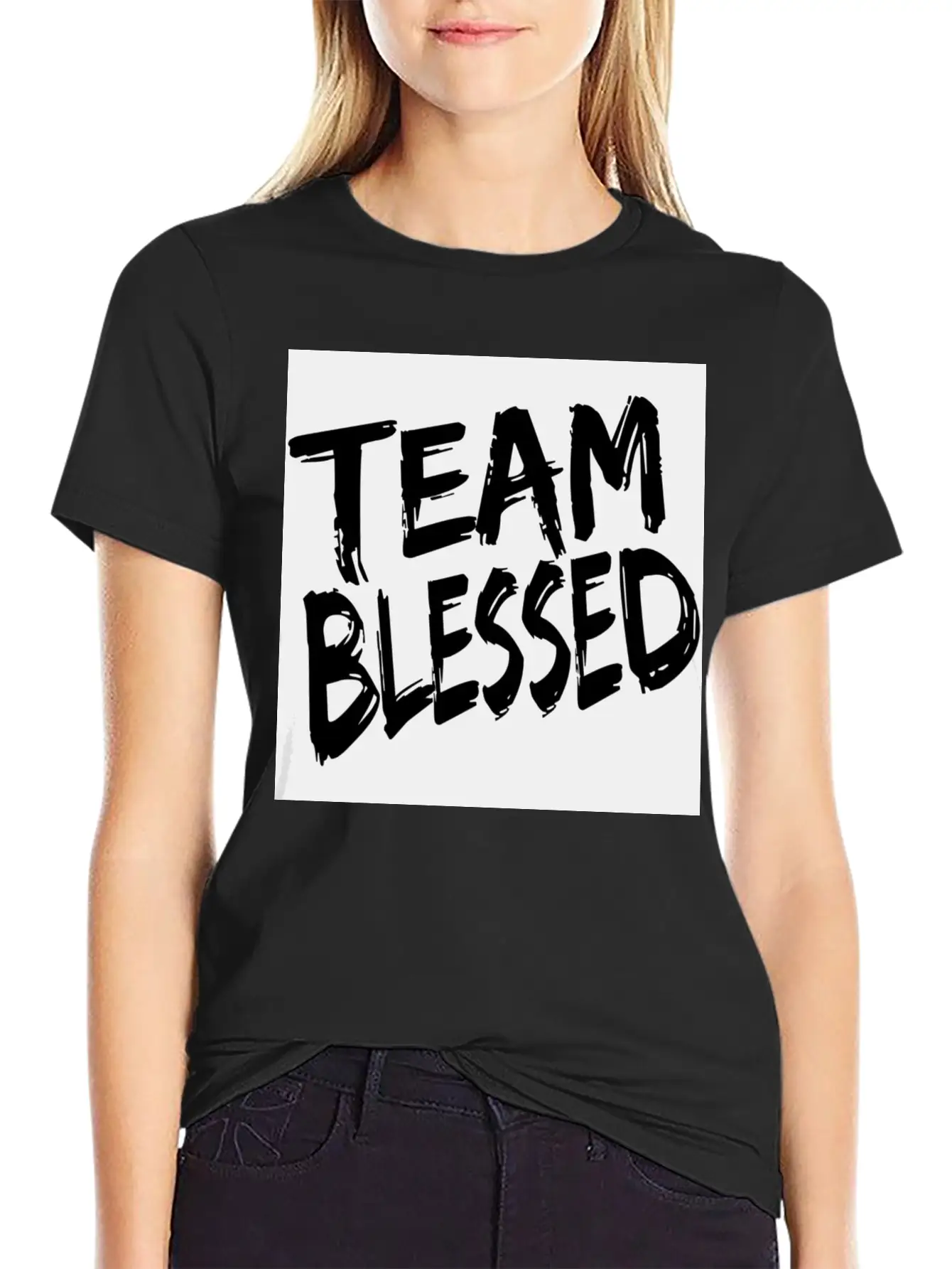 Team Blessed Tees Stylish Everyday T-Shirt – Unisex Basic Cotton Tee