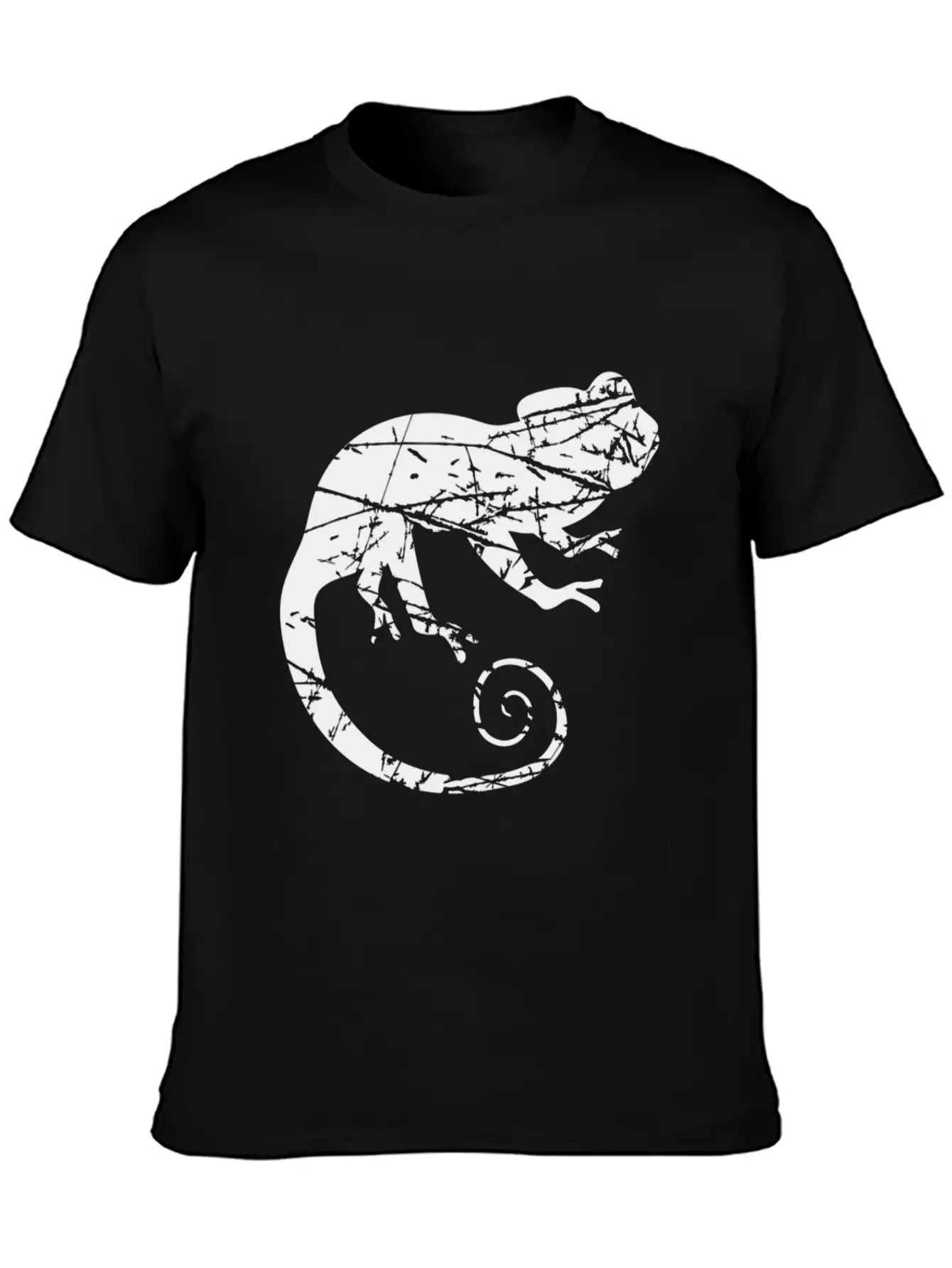 Tears Stamp Scratch Silhouette Silhouette Shadow Unisex Casual T-Shirt – Clean Design For Daily Comfort