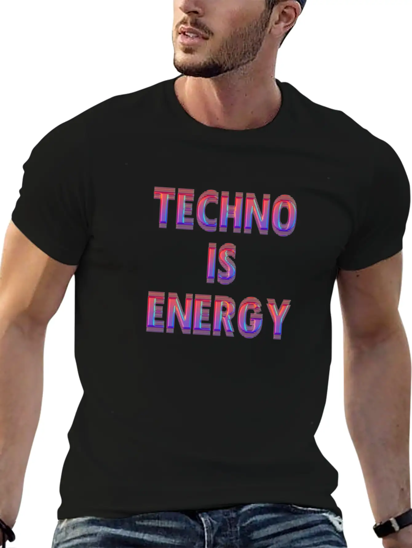 Techno DJ Energy House Electro Raver Dance Musik Basic Graphic T-Shirt – Daily Comfort In Soft Cotton