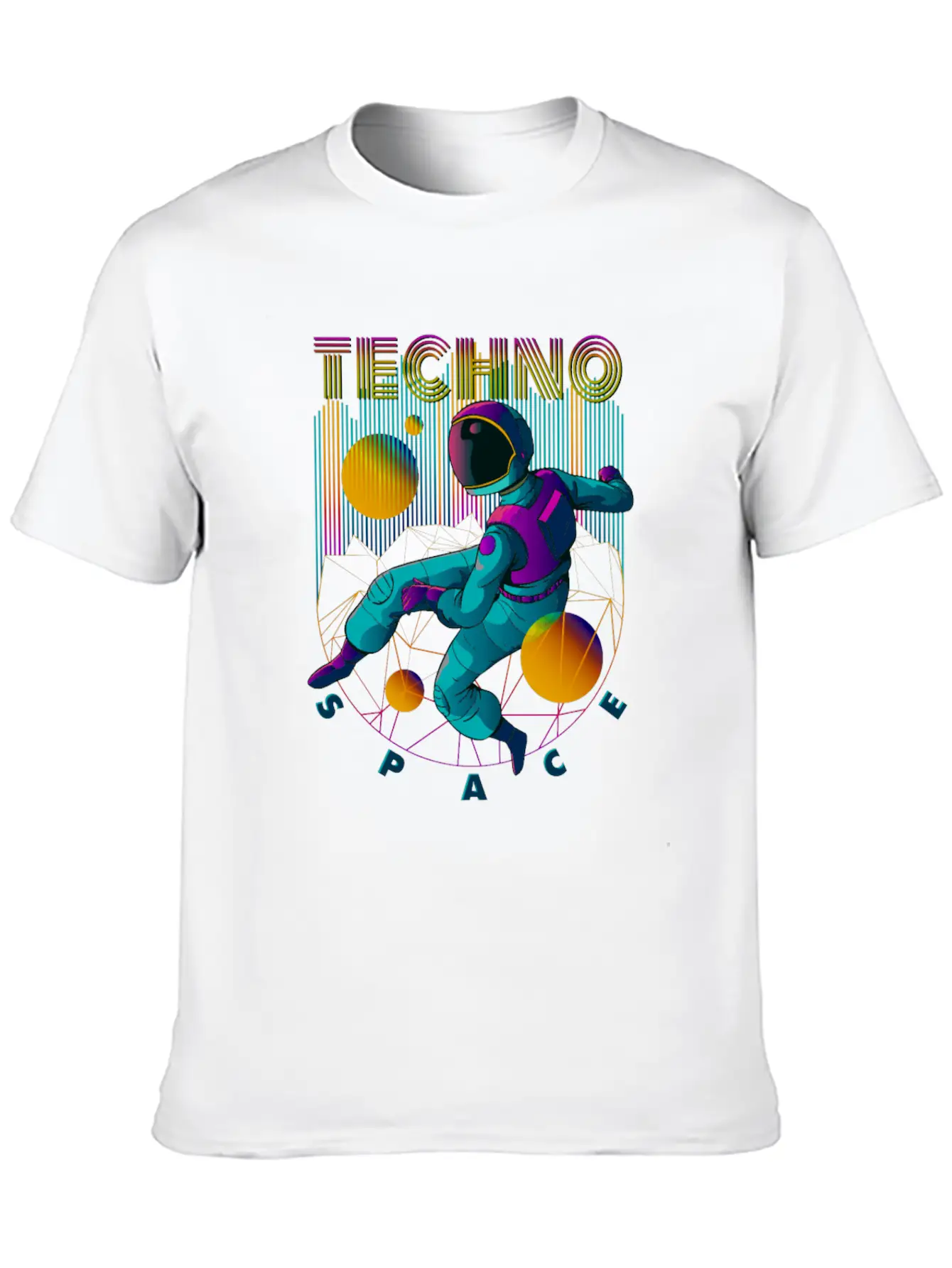 Techno Space Stylish Everyday T-Shirt – Unisex Basic Cotton Tee