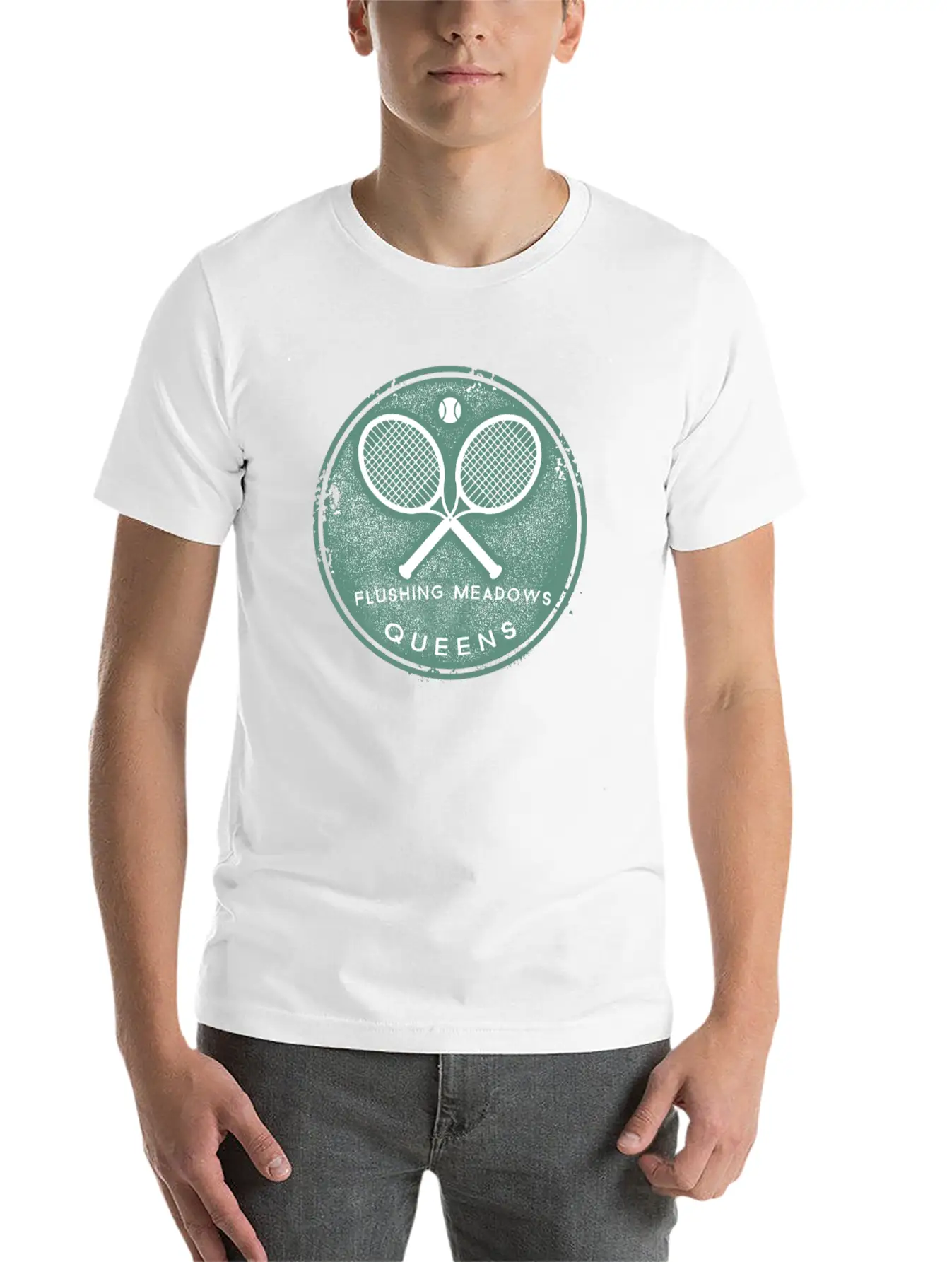 Tennis Flushing Meadows Queens New York NYC Stylish Everyday T-Shirt – Unisex Basic Cotton Tee