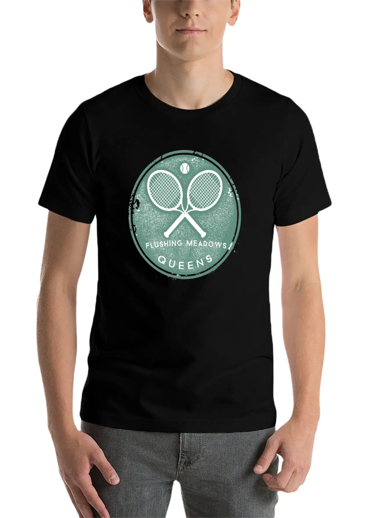 Tennis Flushing Meadows Queens New York NYC Stylish Everyday T-Shirt – Unisex Basic Cotton Tee