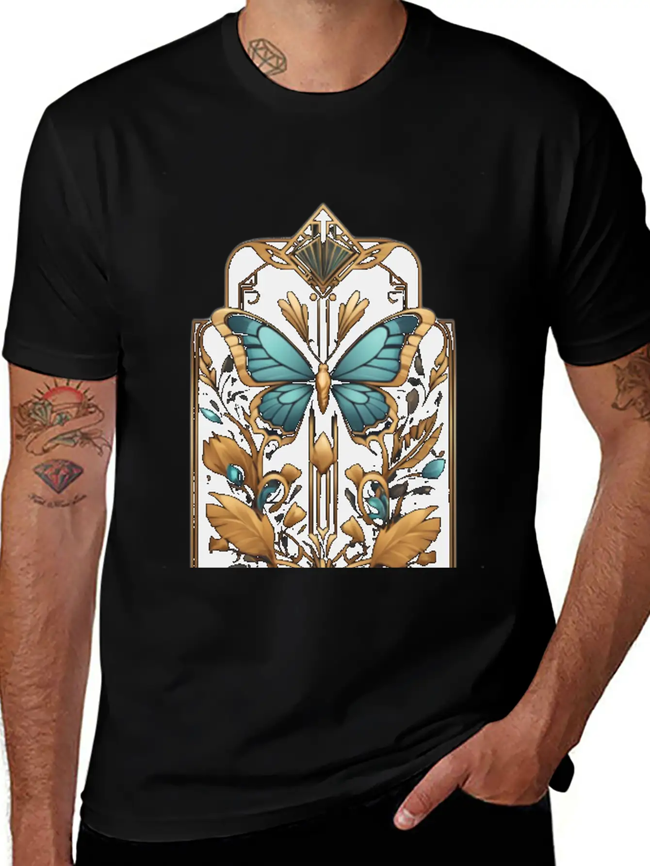 The Art Deco-inspired Stylish Everyday T-Shirt – Unisex Basic Cotton Tee