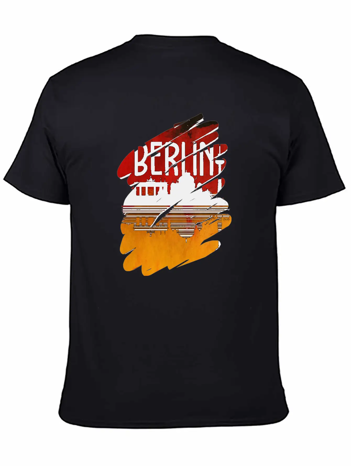 The Berlin Cathedral, TV Tower And Brandenburg Ga Basic Graphic T-Shirt – Daily Comfort In Soft Cotton