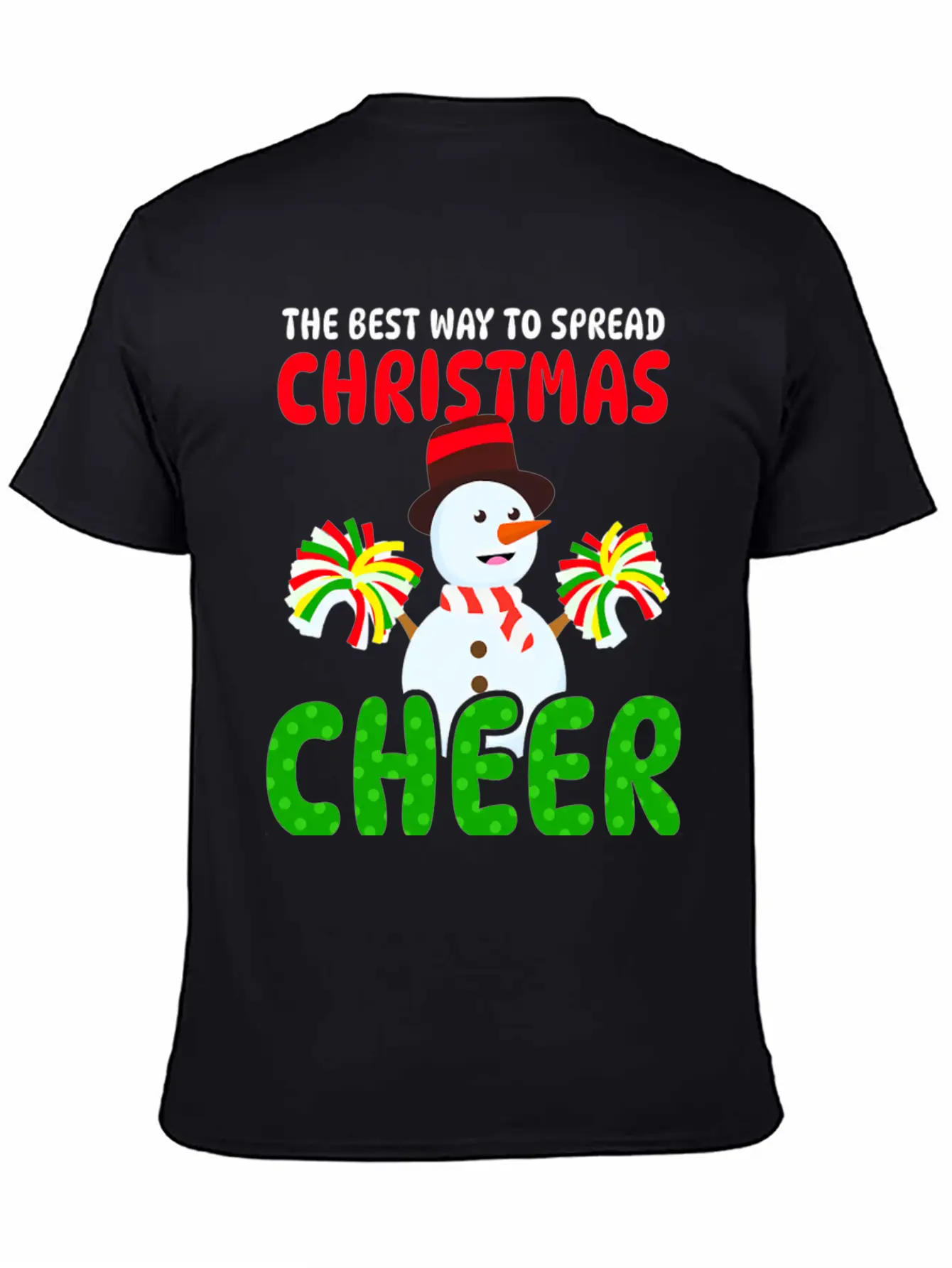 THE BEST WAY TO SPREAD CHRISTMAS Stylish Everyday T-Shirt – Unisex Basic Cotton Tee