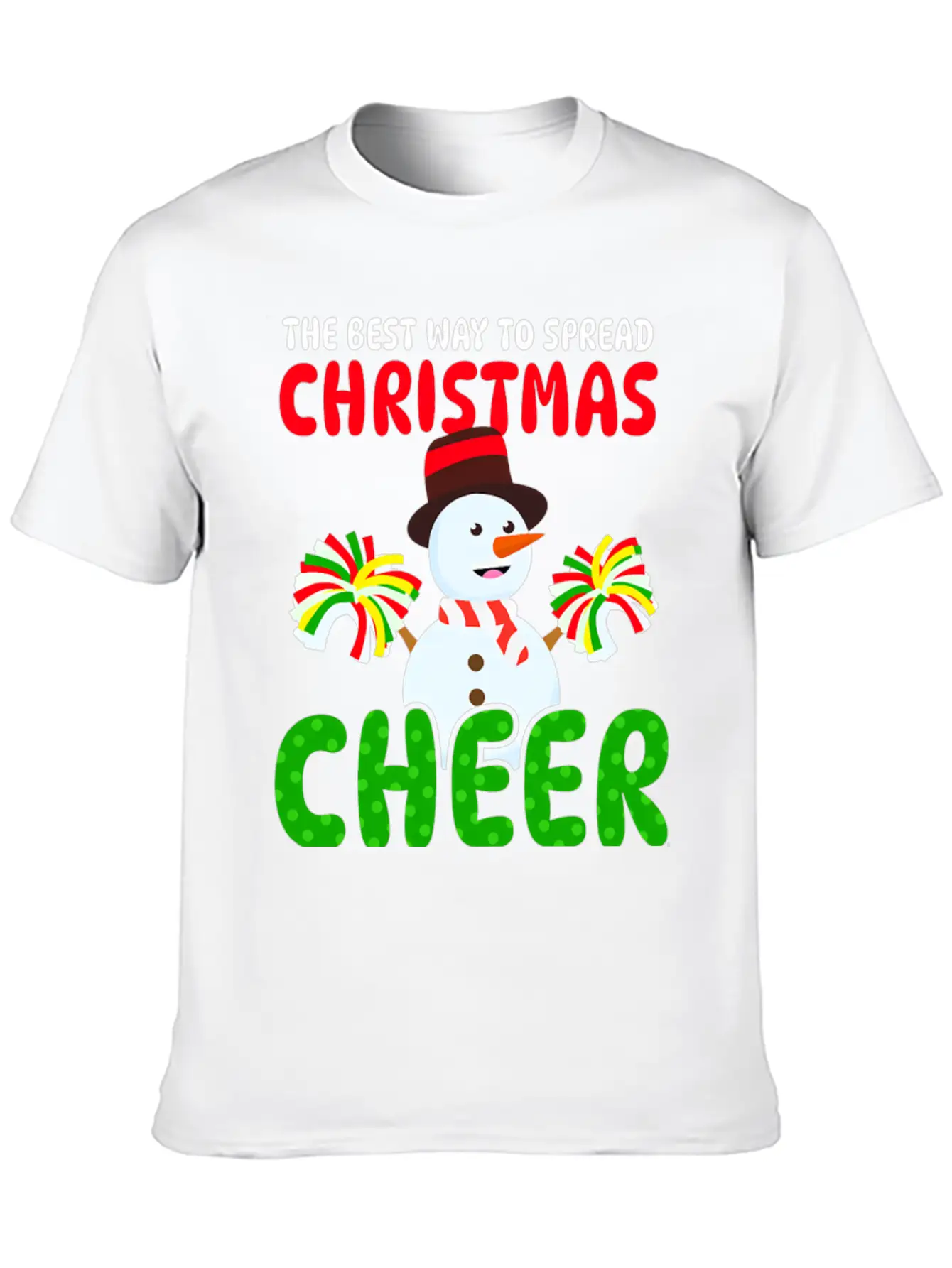 THE BEST WAY TO SPREAD CHRISTMAS Stylish Everyday T-Shirt – Unisex Basic Cotton Tee