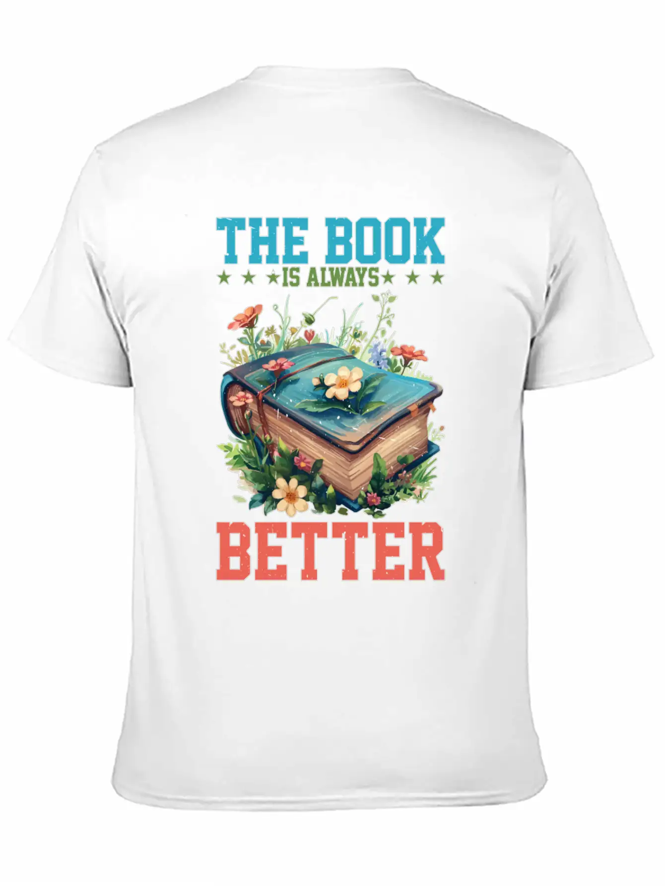 The Book Is Always Better Stylish Everyday T-Shirt – Unisex Basic Cotton Tee