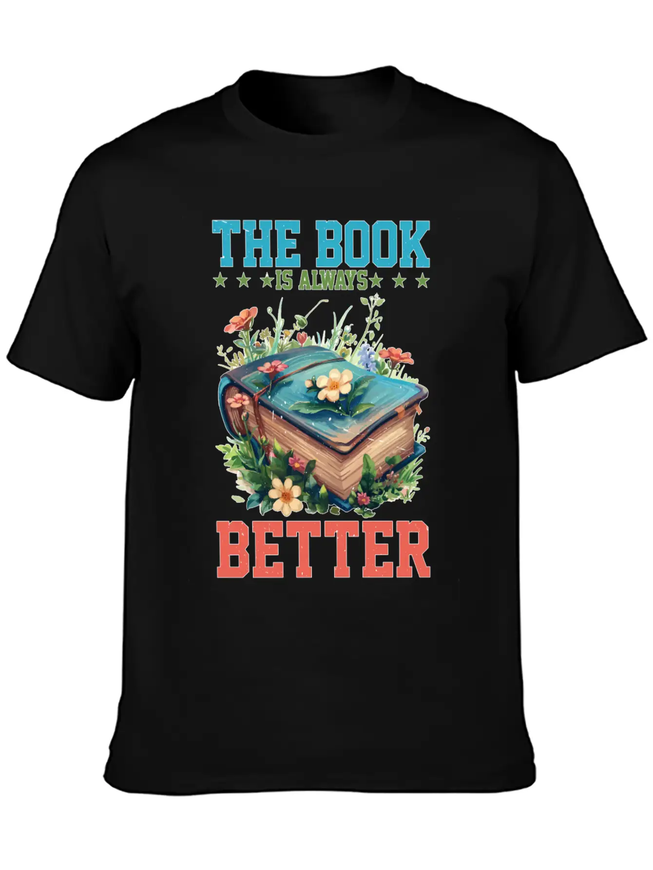 The Book Is Always Better Stylish Everyday T-Shirt – Unisex Basic Cotton Tee