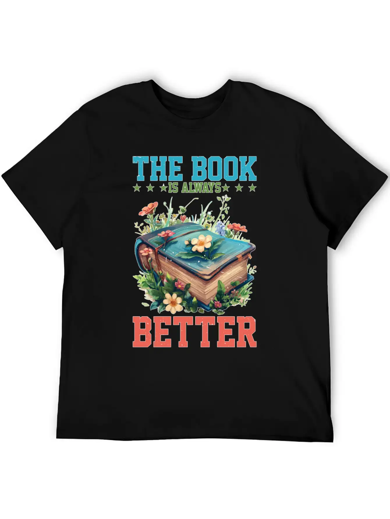 The Book Is Always Better Stylish Everyday T-Shirt – Unisex Basic Cotton Tee