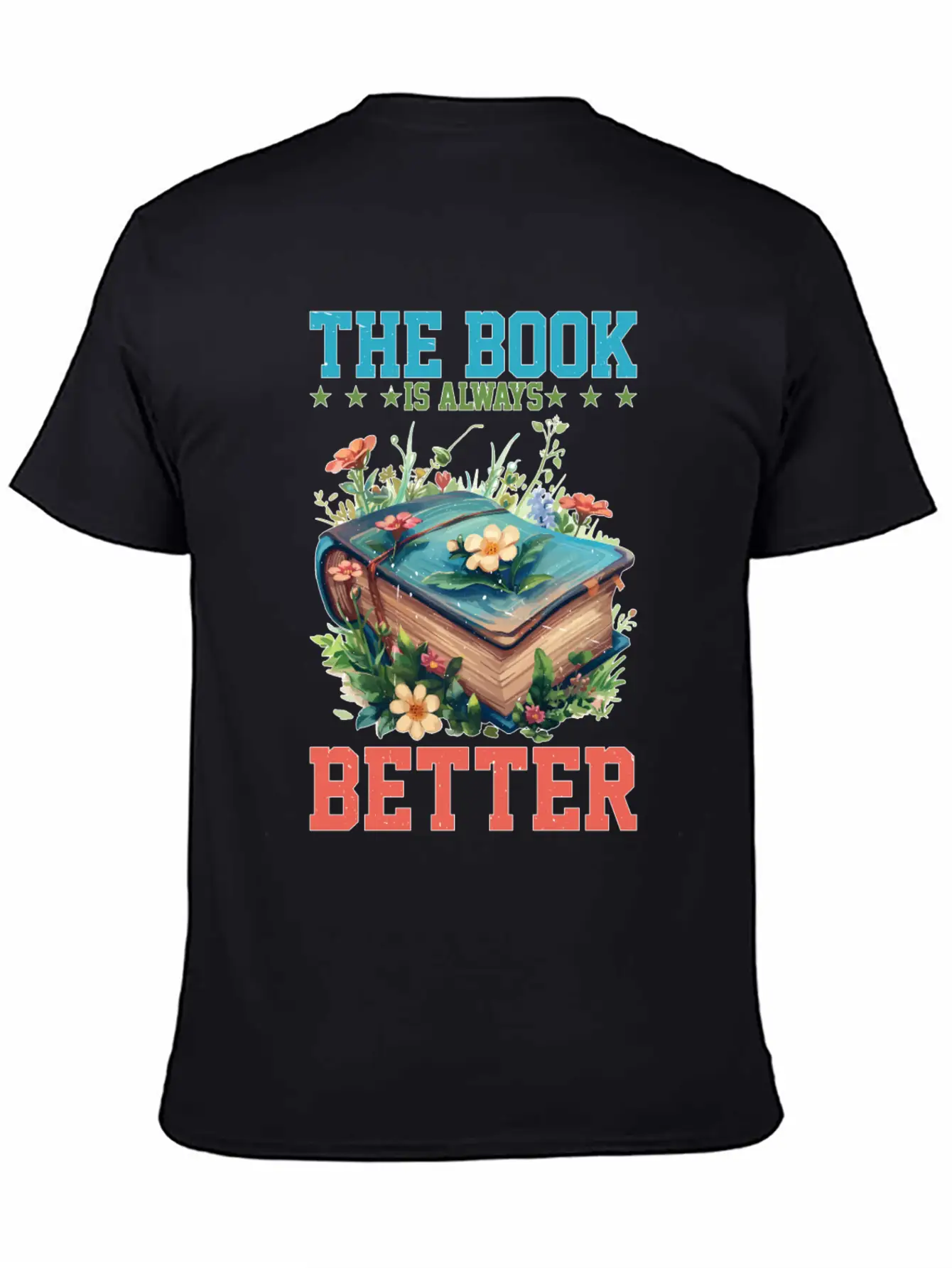 The Book Is Always Better Stylish Everyday T-Shirt – Unisex Basic Cotton Tee
