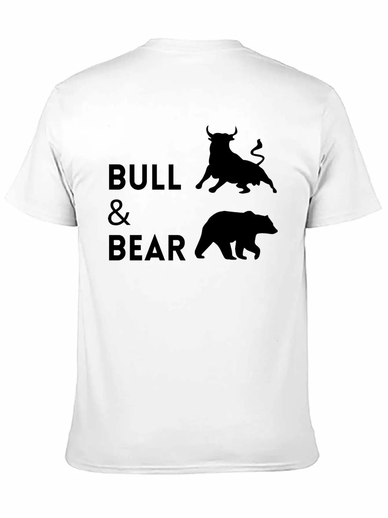 The Bull Bear Artwork1 Lightweight Cotton T-Shirt – Daily Comfort Graphic Shirt
