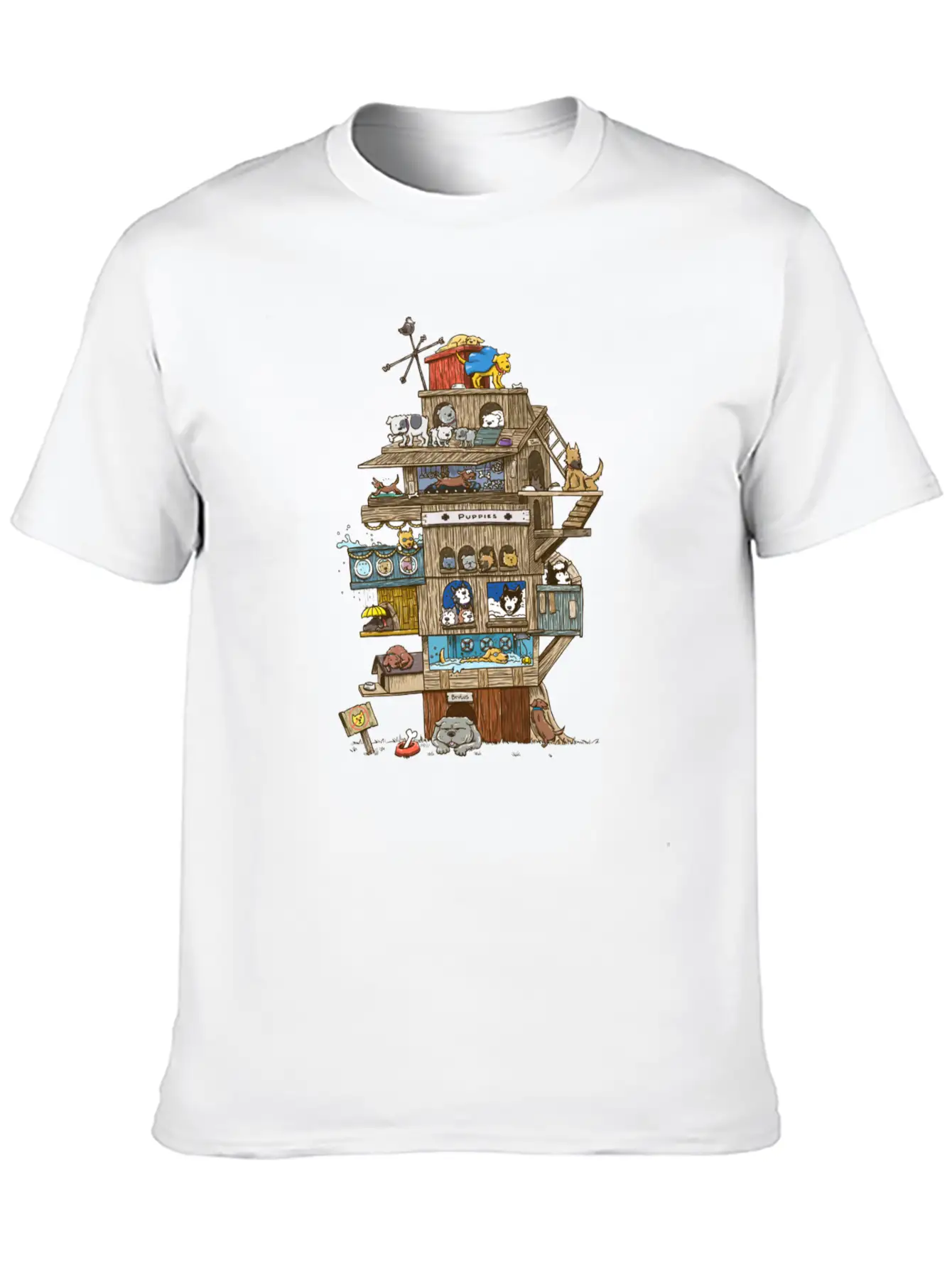 The Dog House Basic Graphic T-Shirt – Daily Comfort In Soft Cotton