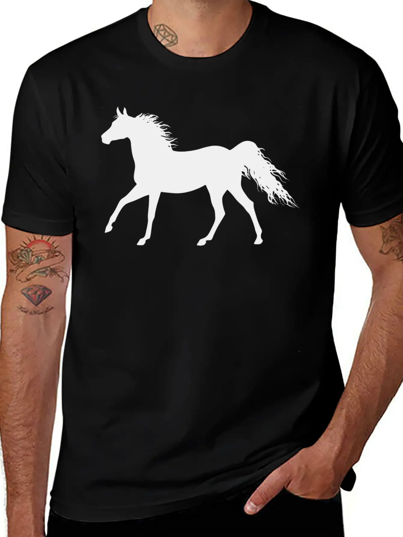 The Horse Stylish Everyday T-Shirt – Unisex Basic Cotton Tee