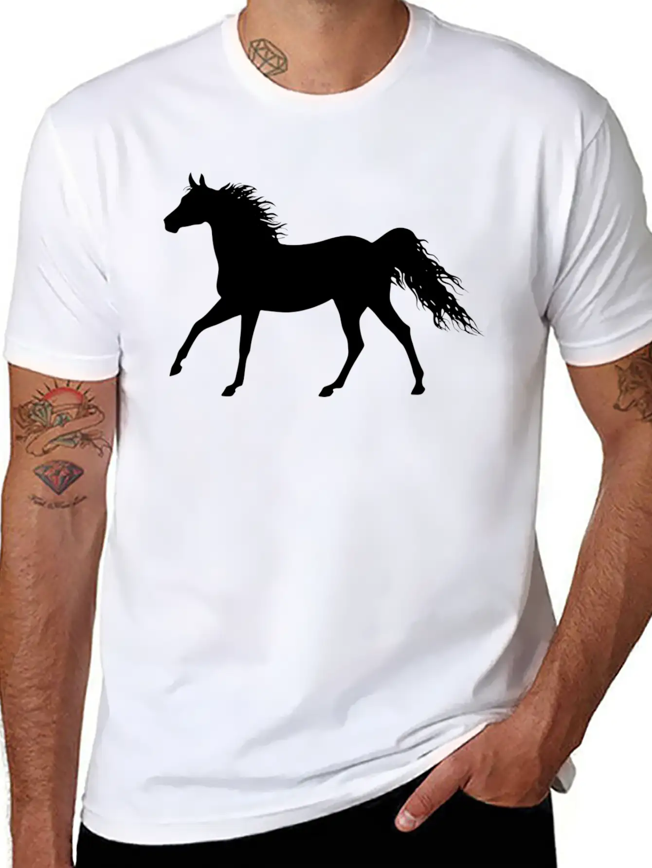 The Horse Stylish Everyday T-Shirt – Unisex Basic Cotton Tee