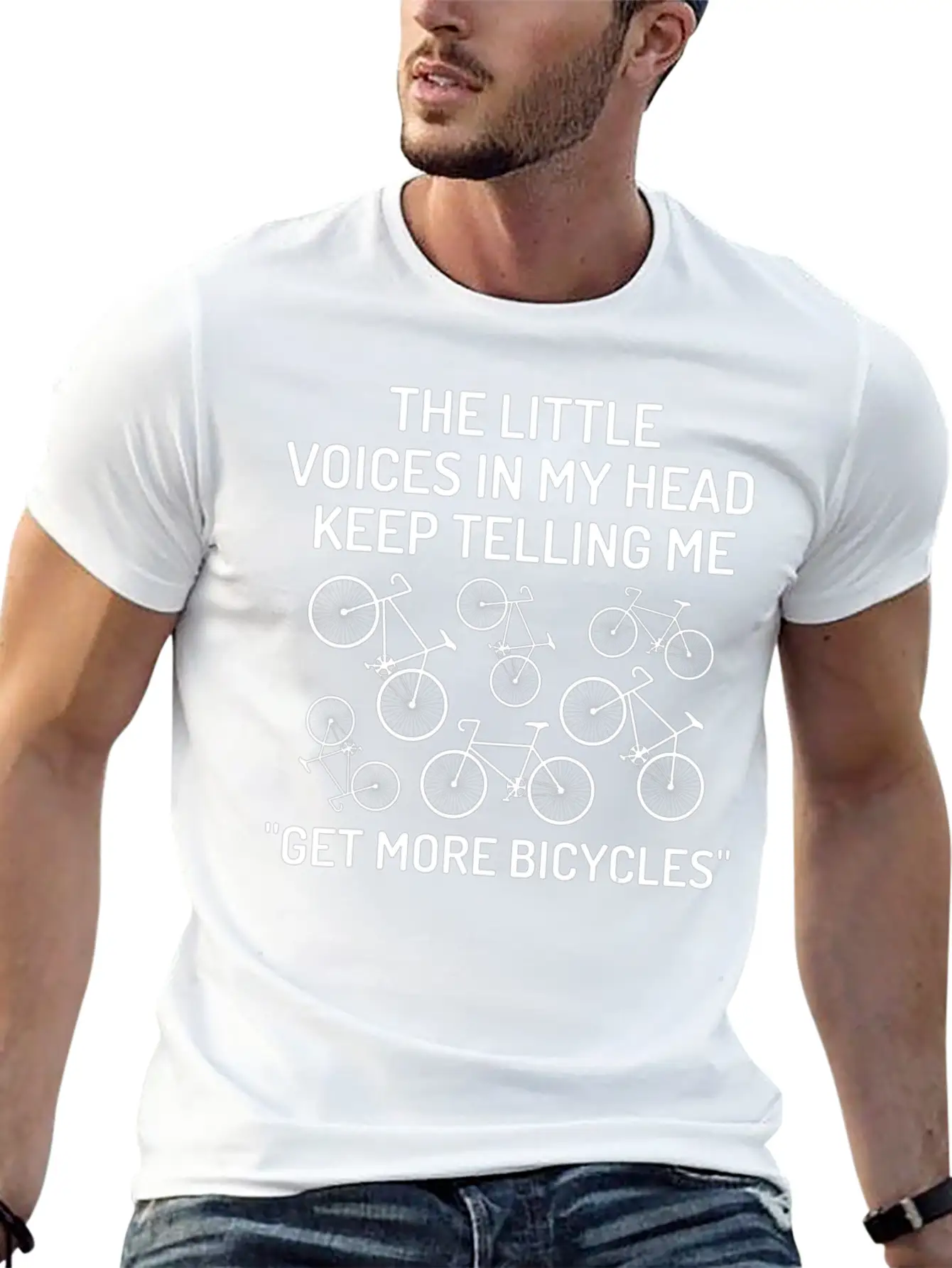 The Little Voice In My Head Keep Telling Me Get Classic Cotton Tee – Unisex Comfort For Any Season