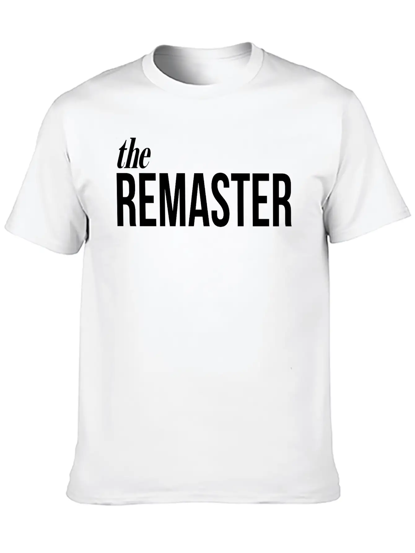 The Remaster / The Master Father And Son Motif Classic Cotton Tee – Unisex Comfort For Any Season